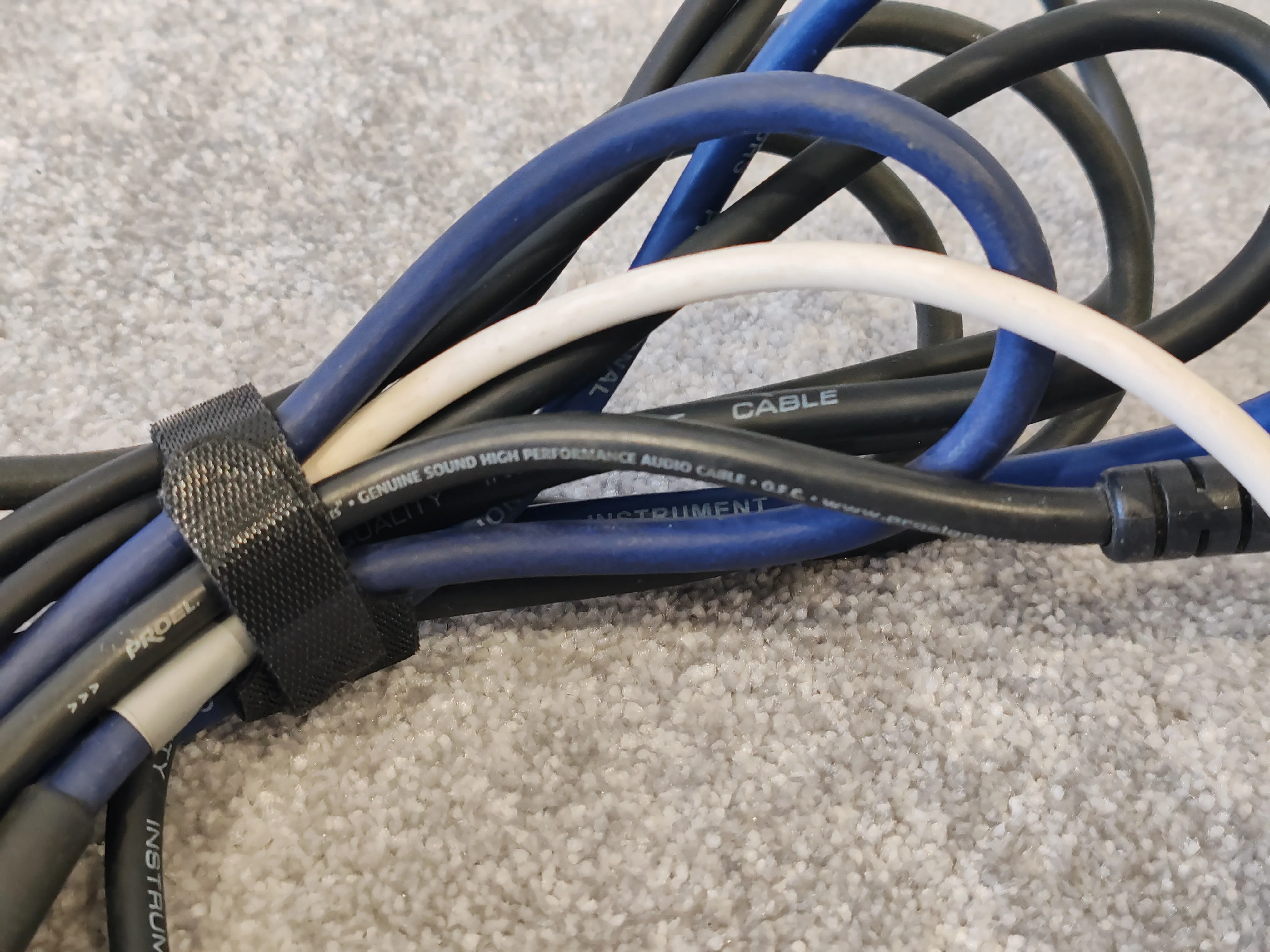 10x Electric Guitar Patch Cables 1/4" TS Mono, Various Lengths and Colours - Image 4