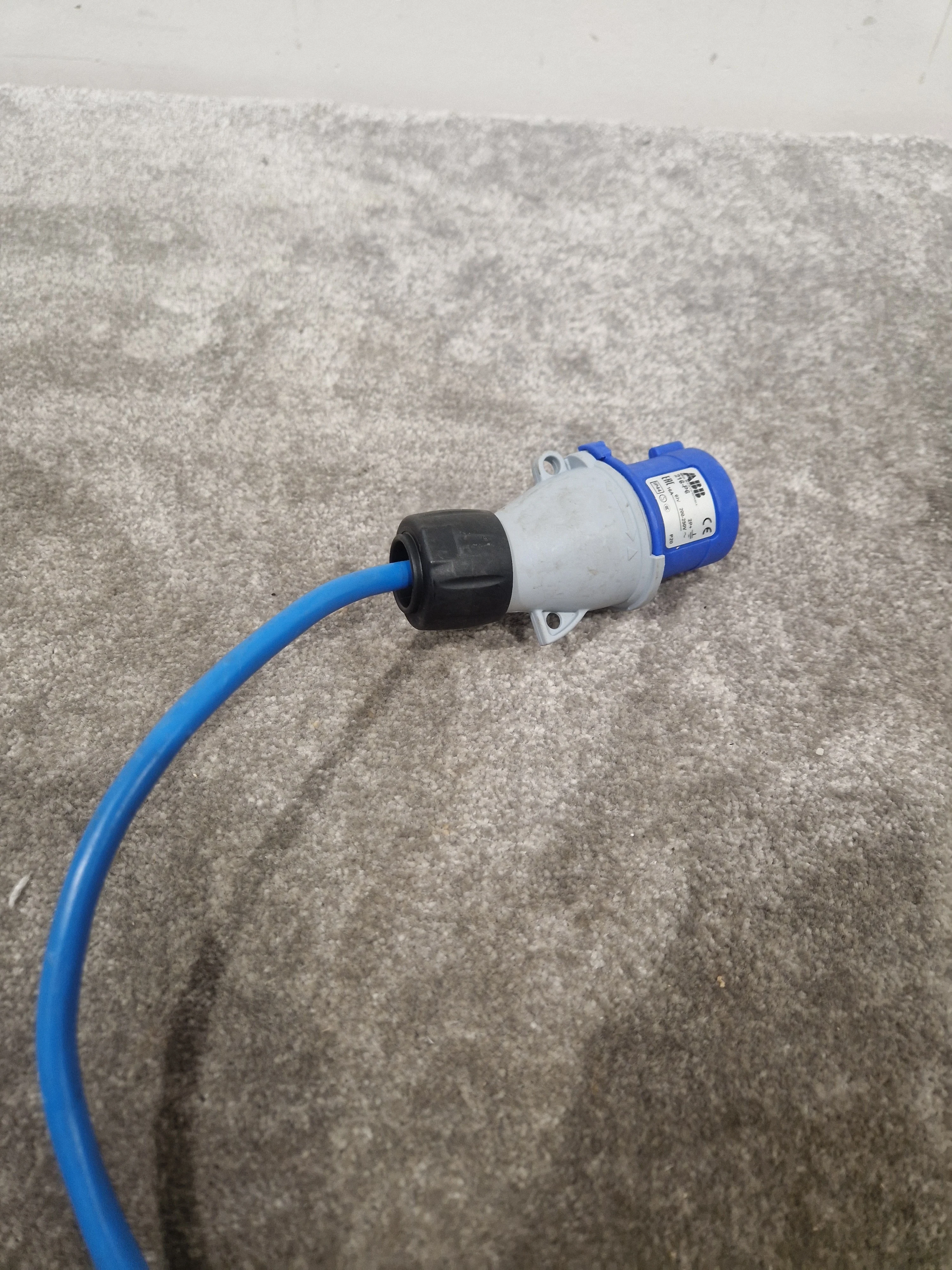 16A Cable TO-13 A Socket Fly Lead 2 Gang - Electrical Connector Cable - Very Good - Image 8