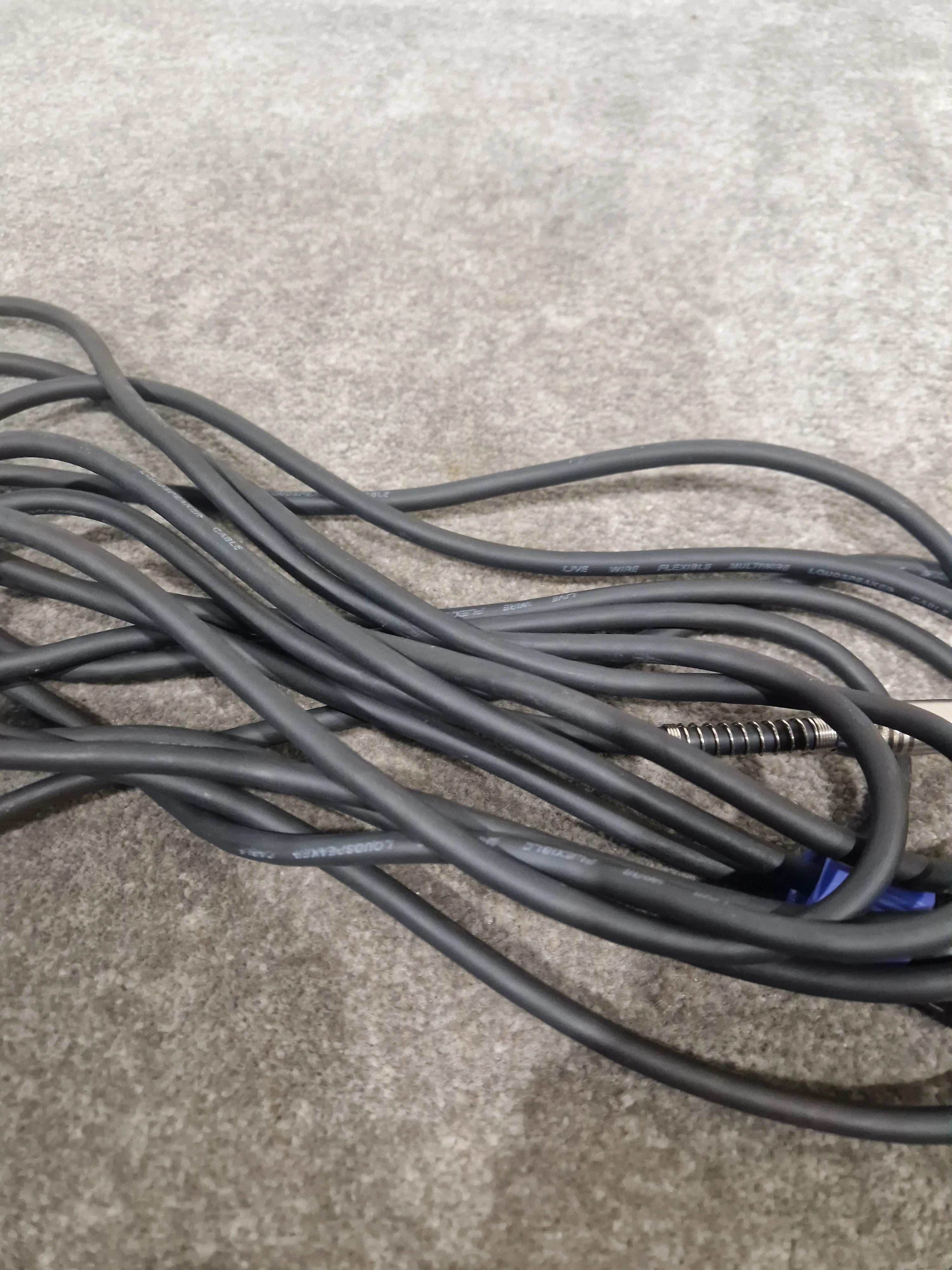 18FT Black Speakon TO Jack Cable Audio Cable - Durable Construction - Excellent - Image 4