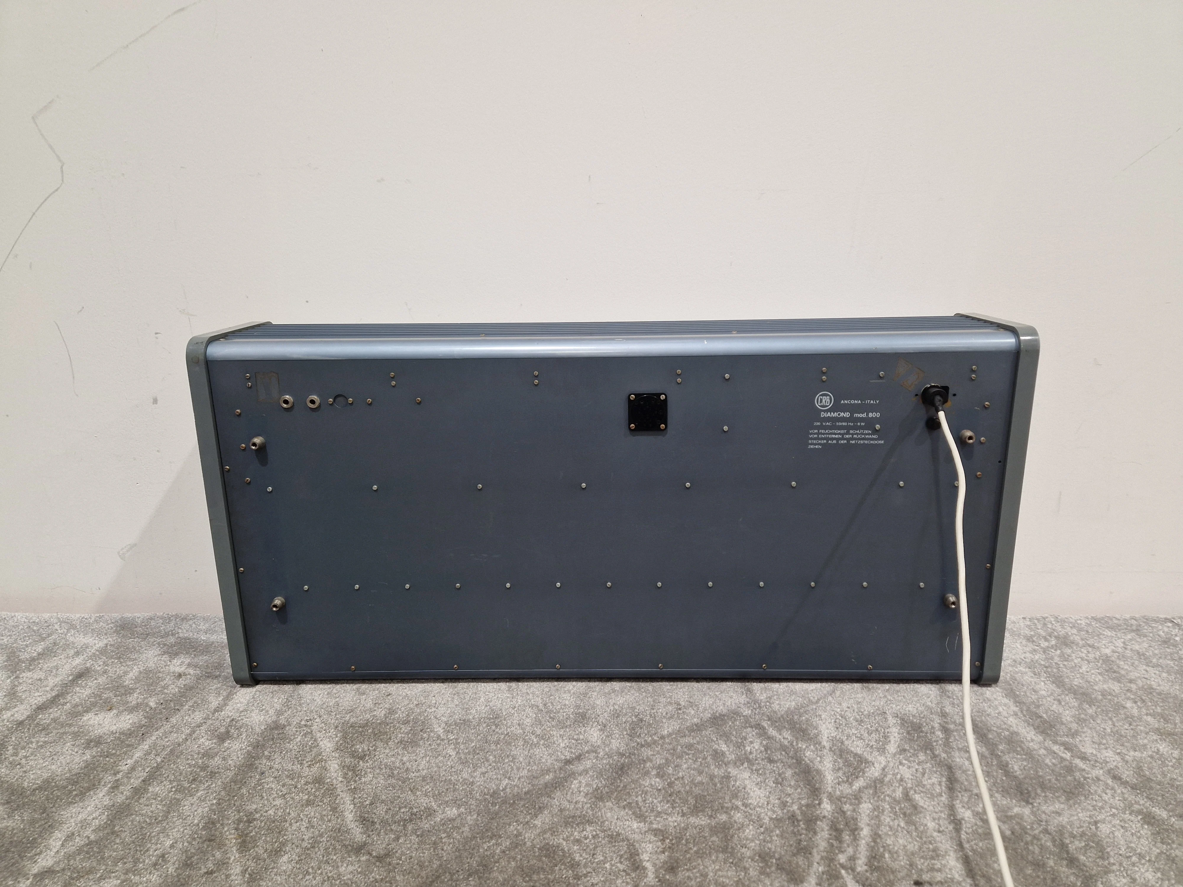 CRB Diamond 800 Organ - Rare Reverse Keys Model - Good w/ Power Supply & Hard Case - Image 20