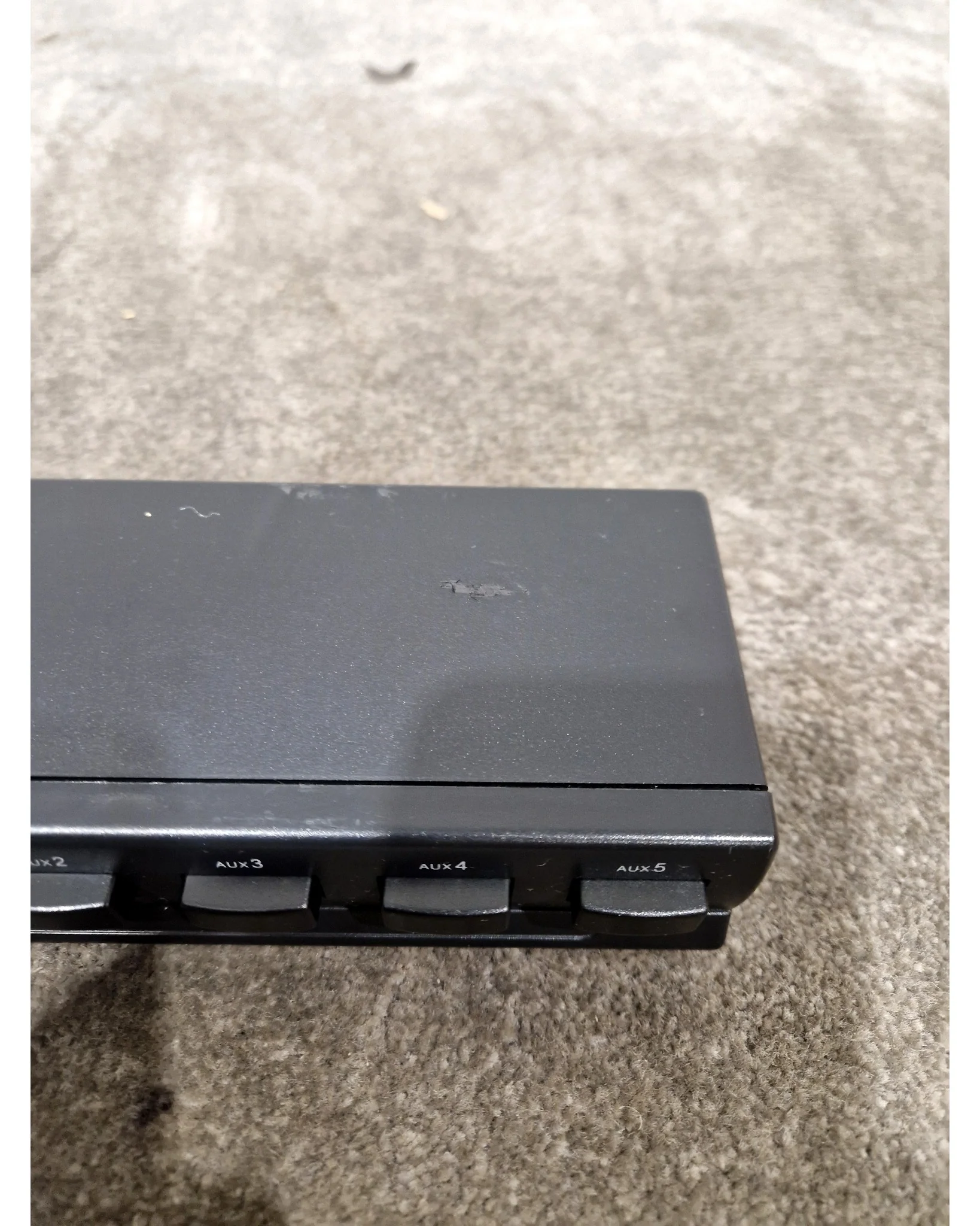 1x5 Stereo Audio Switch - Black - Good - Image 8