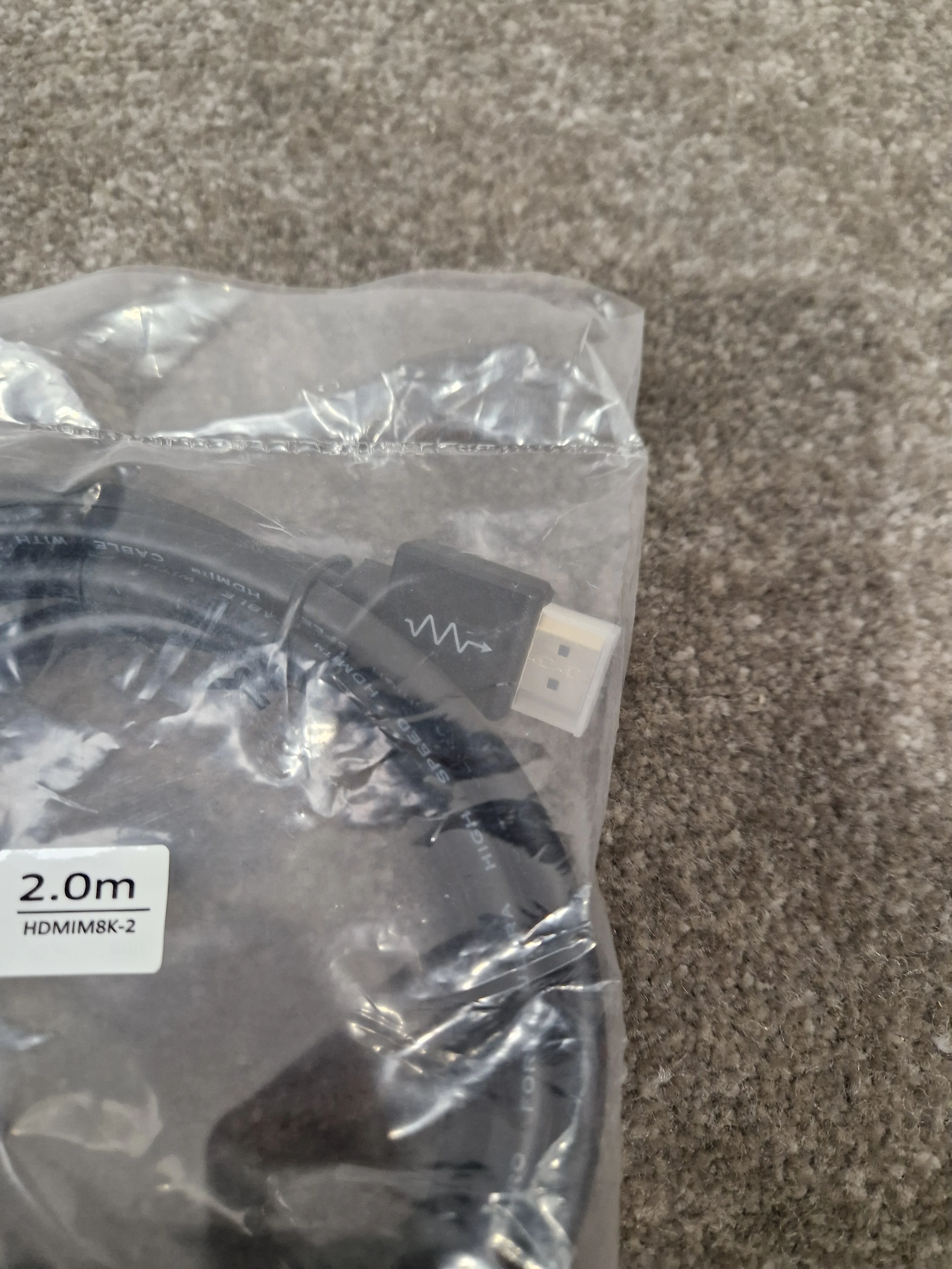 2M HDMI Cable - High-Speed Data Transfer - Excellent w/ Original Packaging - Image 3
