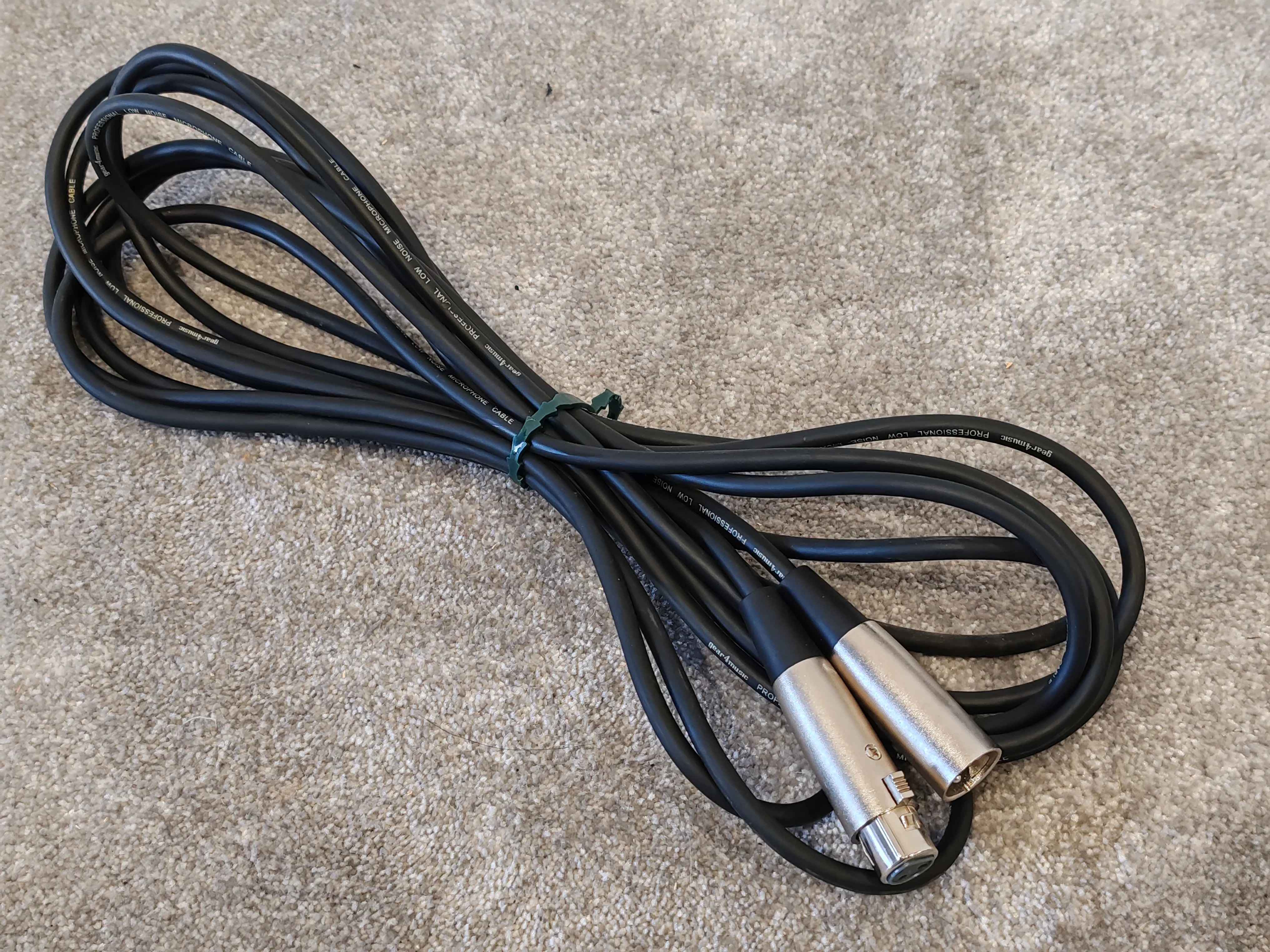 2X 3m XLR Microphone Cables Male to Female - Image 4