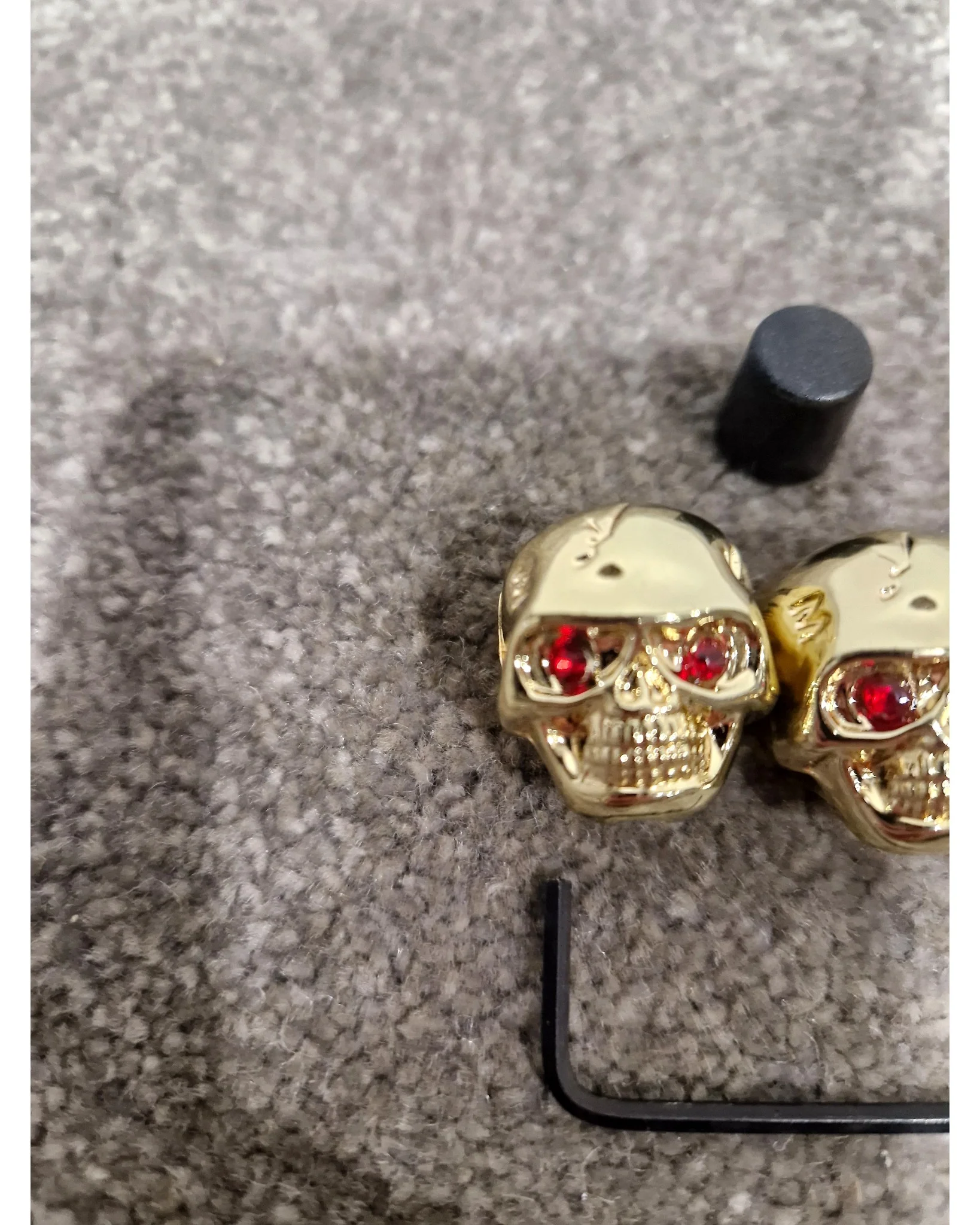 3 Pcs Metal Guitar Volume Tone Control Knobs - Gold – Control Knob - Excellent - Image 5