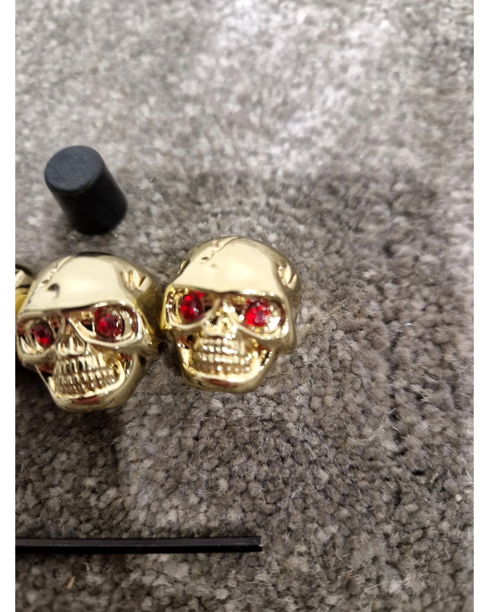 3 Pcs Metal Guitar Volume Tone Control Knobs - Gold – Control Knob - Excellent - Image 7