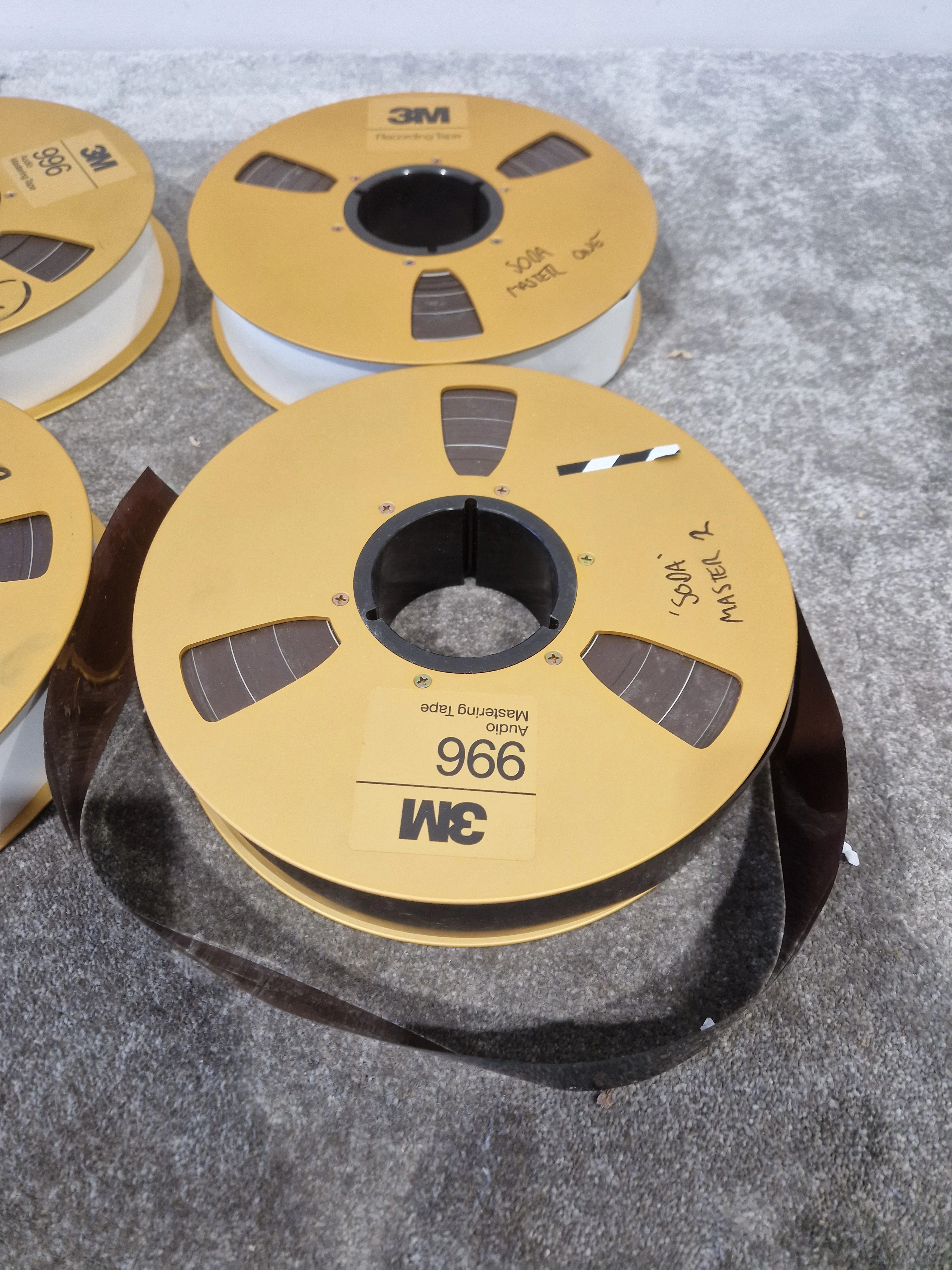 Soda – Britpop Band Collectible Westside Master Reel Suite (#1–4) – Excellent w/ Full Studio Track Sheets - Image 11