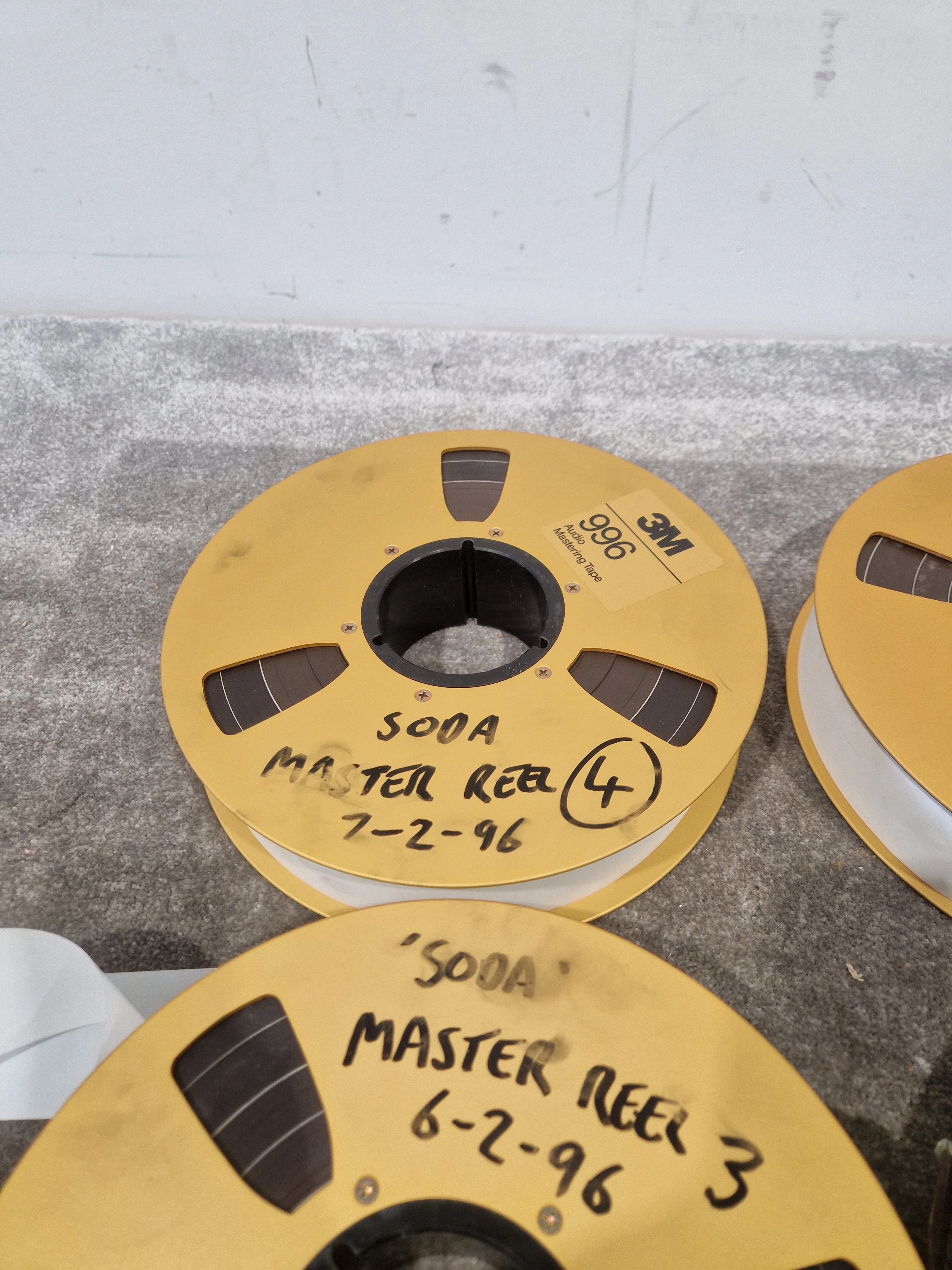 Soda – Britpop Band Collectible Westside Master Reel Suite (#1–4) – Excellent w/ Full Studio Track Sheets - Image 12