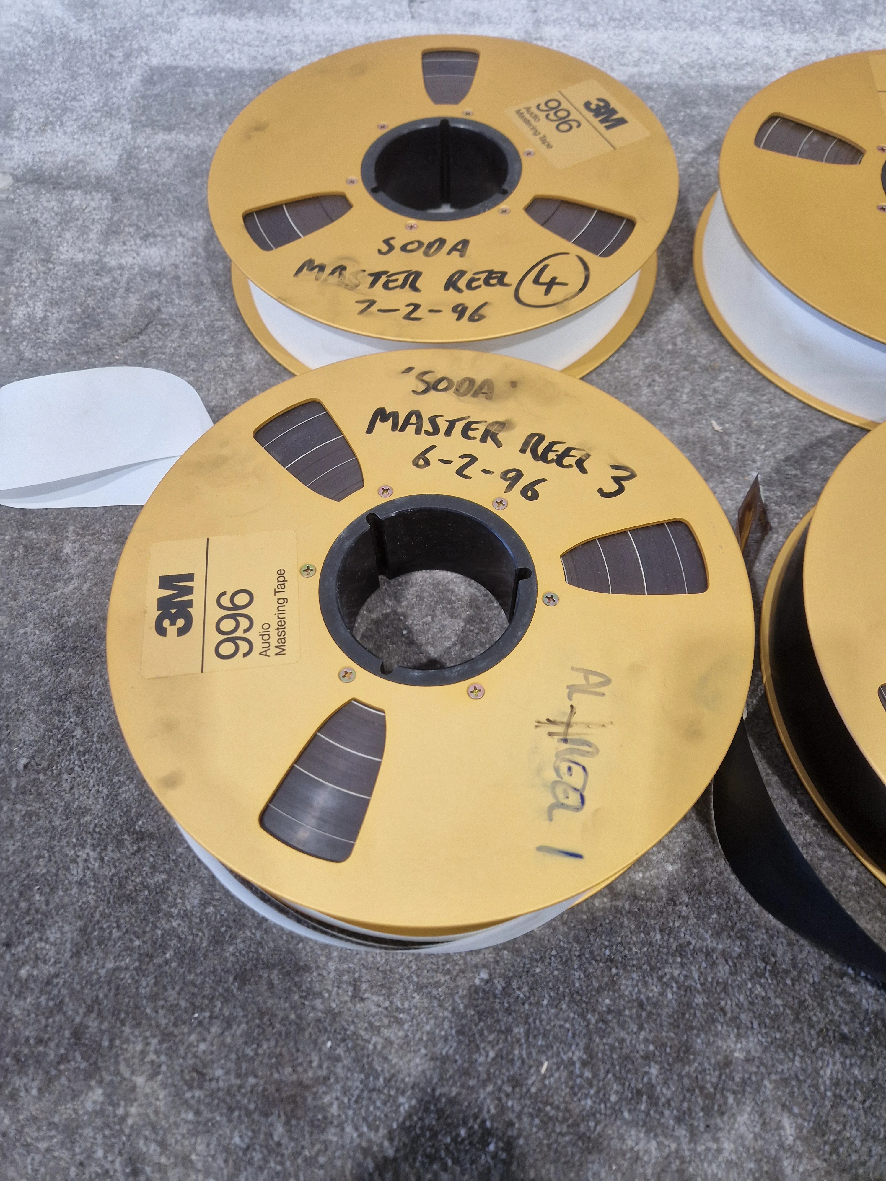 Soda – Britpop Band Collectible Westside Master Reel Suite (#1–4) – Excellent w/ Full Studio Track Sheets - Image 4