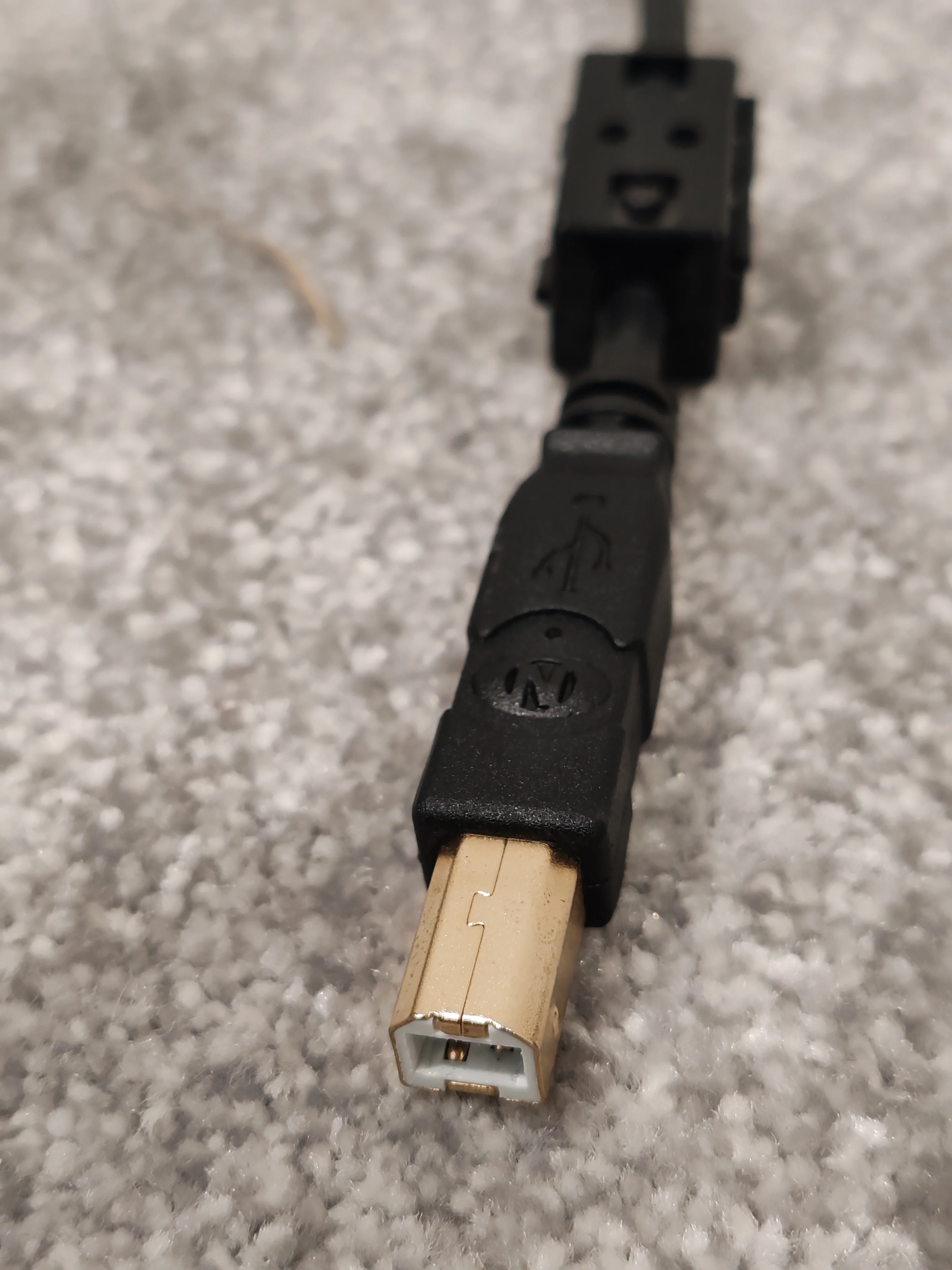 3M USB Cable A TO B AWM E318900 Style - Gold Plated Connectors - High-Speed Data Transfer - Excellent - Image 3