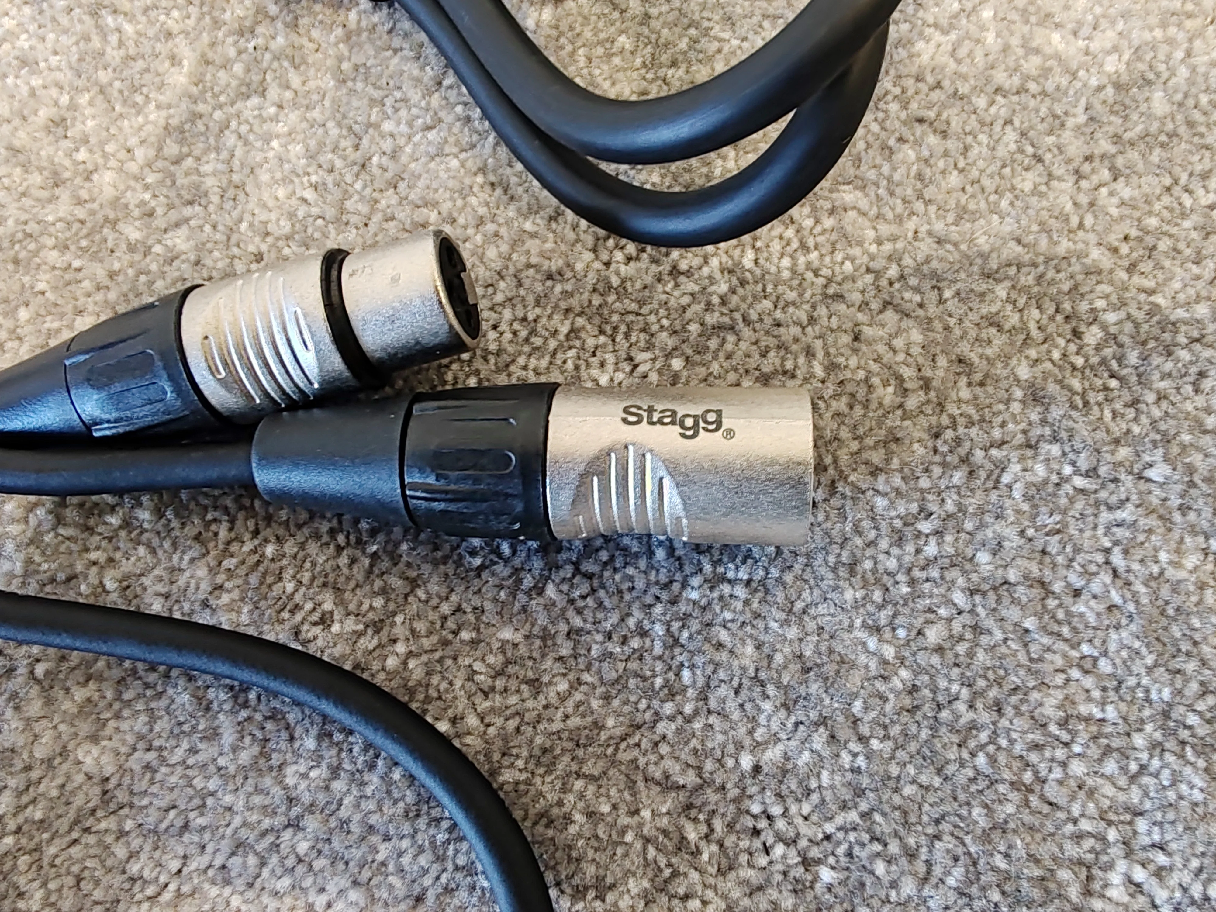 4x 1m XLR Cables - Various Brands - Male to Female - Image 5