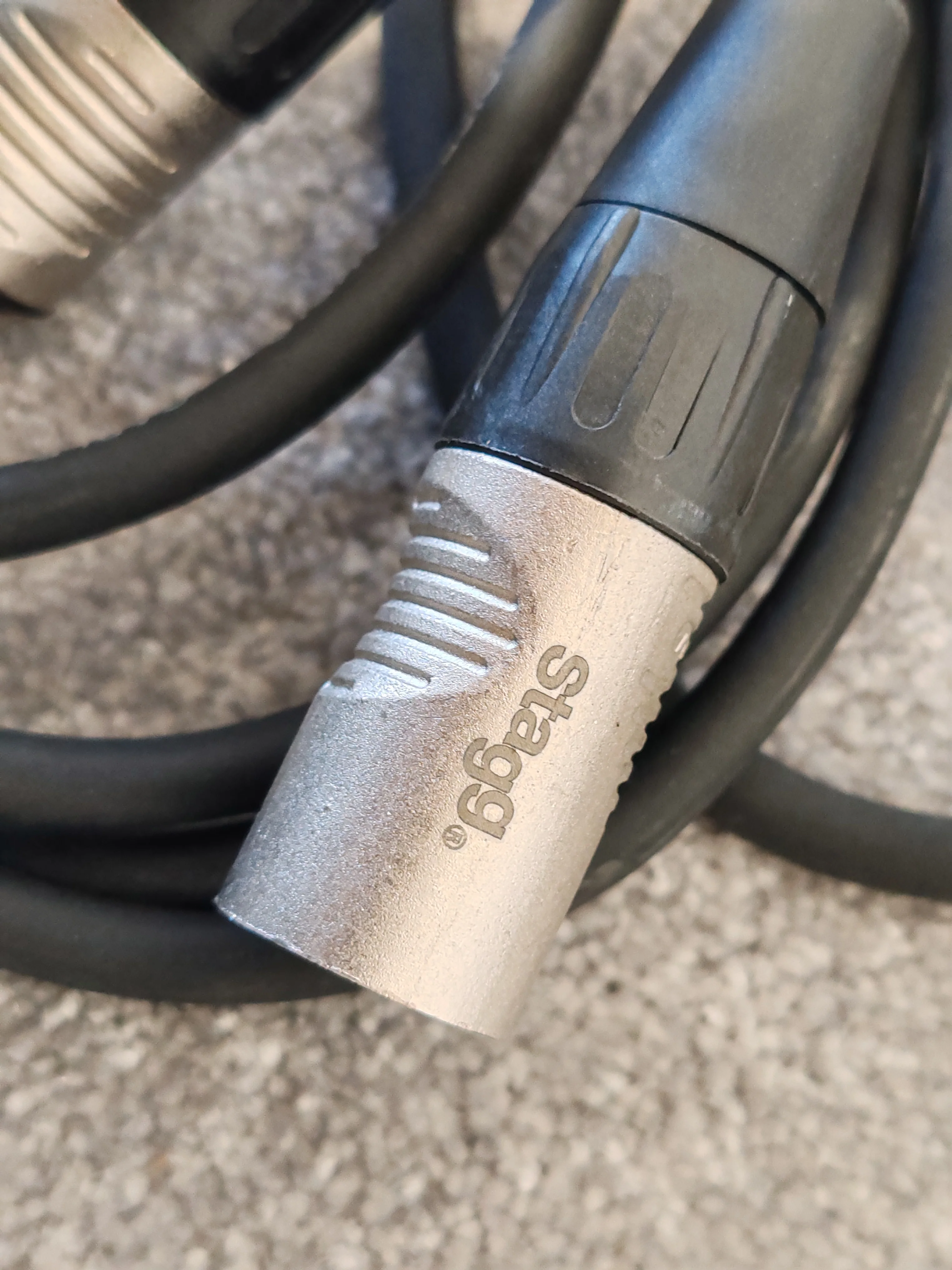 4x 6m Stagg XLR Microphone Cables - Male to Female - Image 4