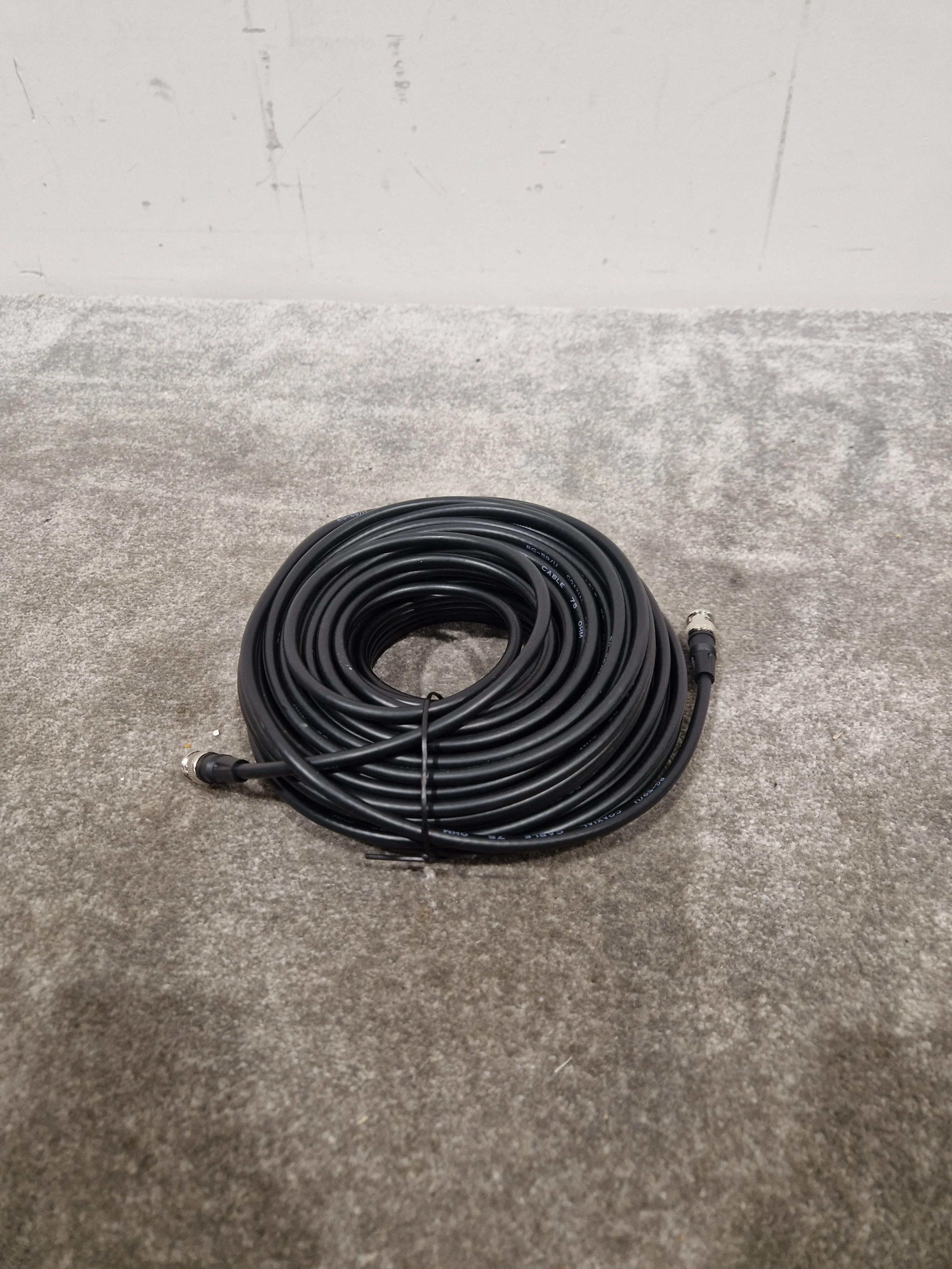 50FT Coaxial Cable Black 75 Ohms - High-Performance Signal Transfer - Excellent - Image 2