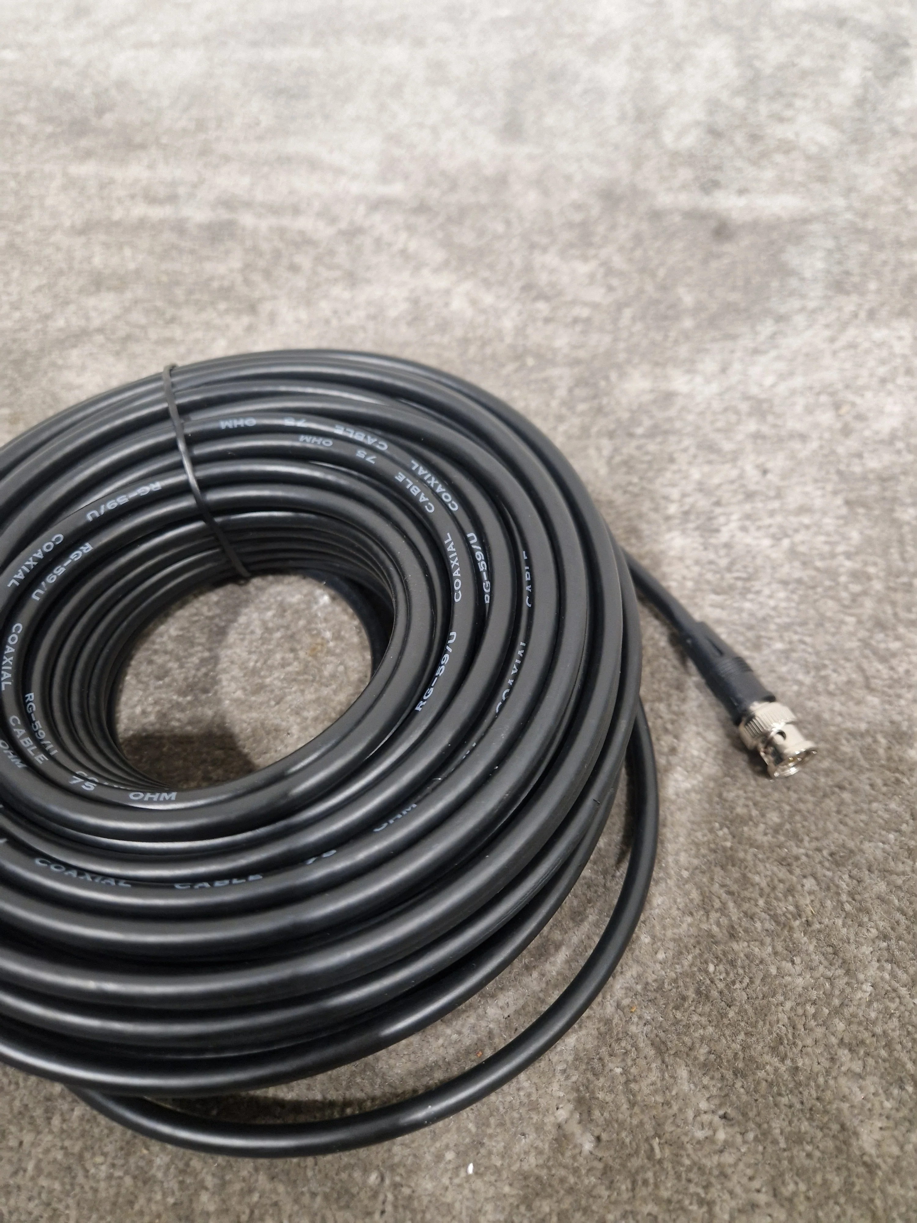 50FT Coaxial Cable Black 75 Ohms - High-Performance Signal Transfer - Excellent - Image 6
