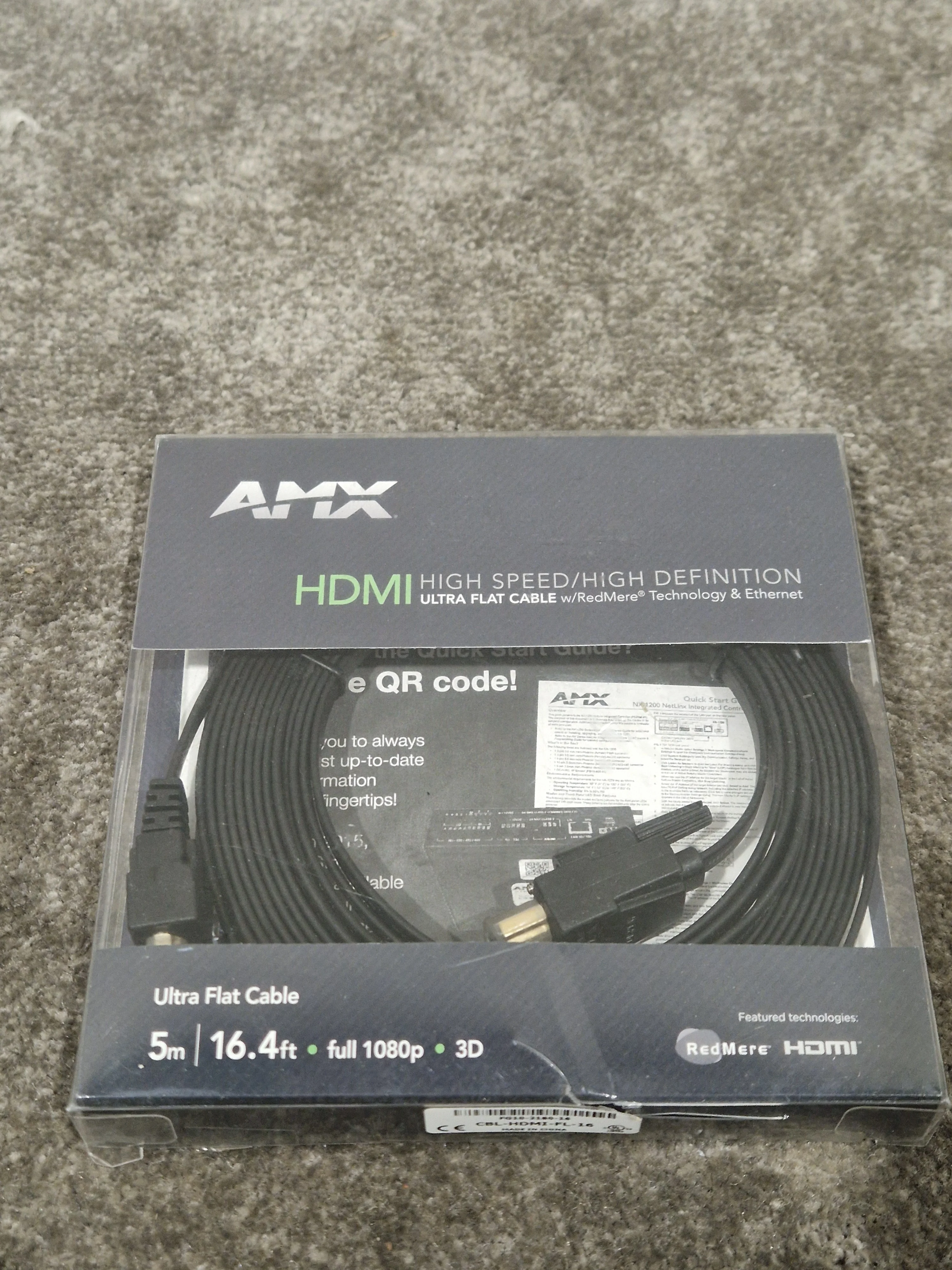 5M AMX Ultra Flat HDMI Cable - High-Speed Transmission - Excellent w/ Original Box - Image 8