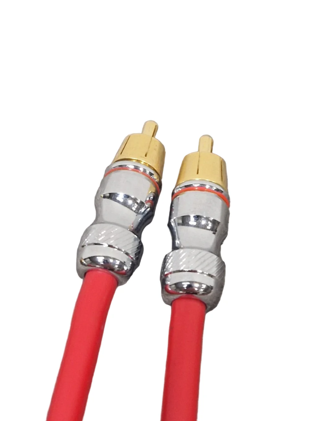 2x RCA Phono Cables - High Qaulity Red - Excellent