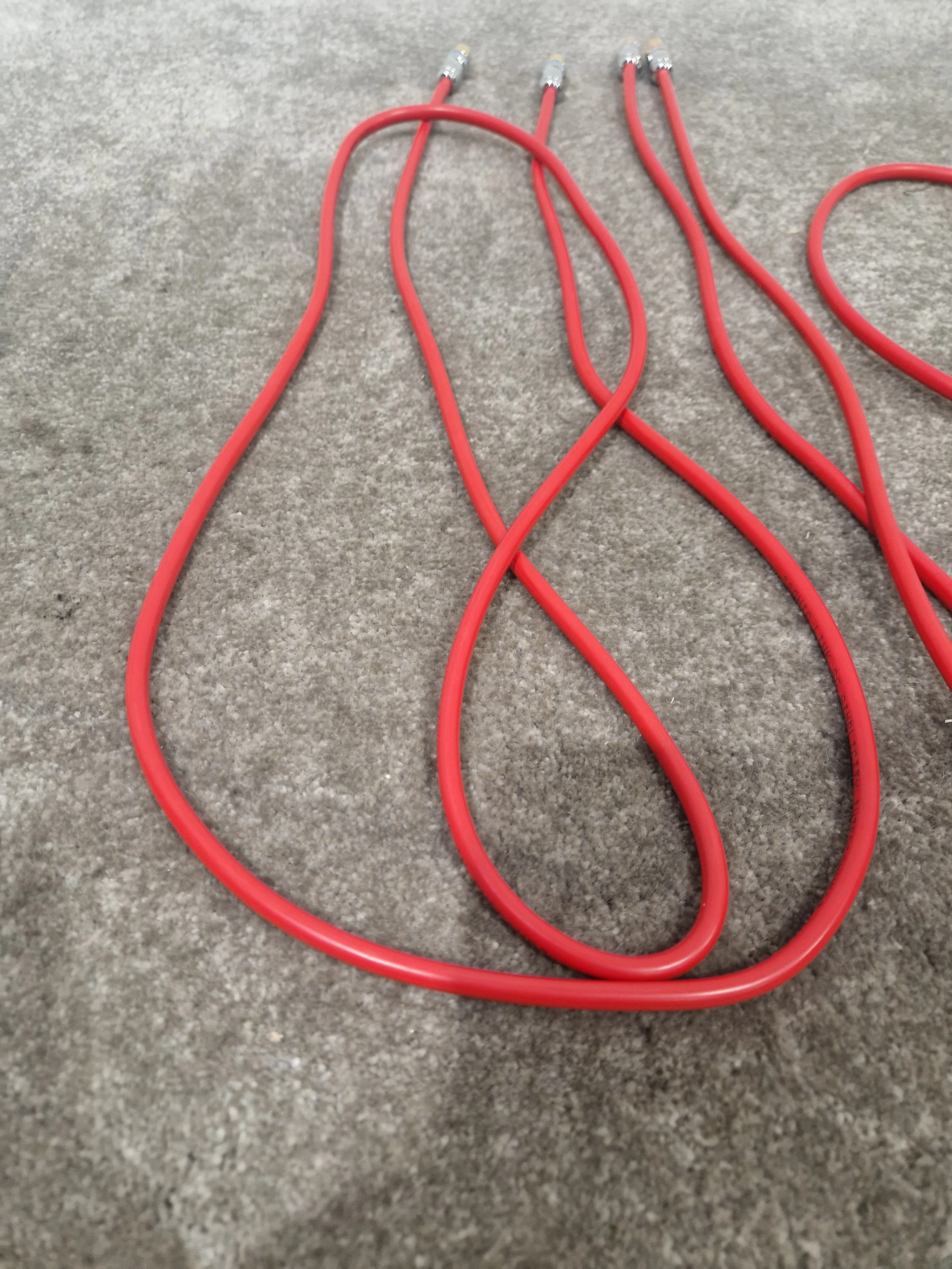 2x RCA Phono Cables - High Qaulity Red - Excellent - Image 12