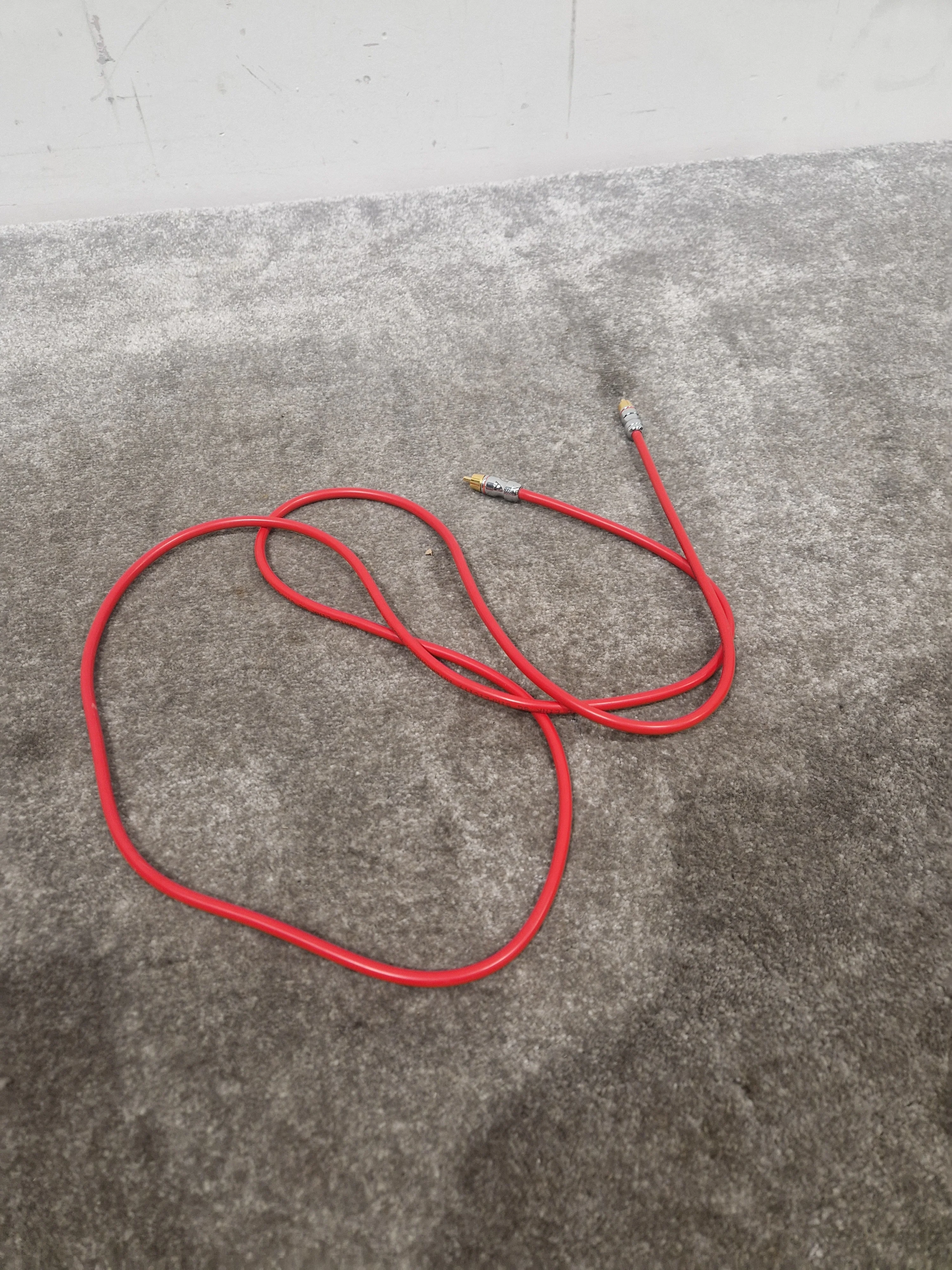 2x RCA Phono Cables - High Qaulity Red - Excellent - Image 13