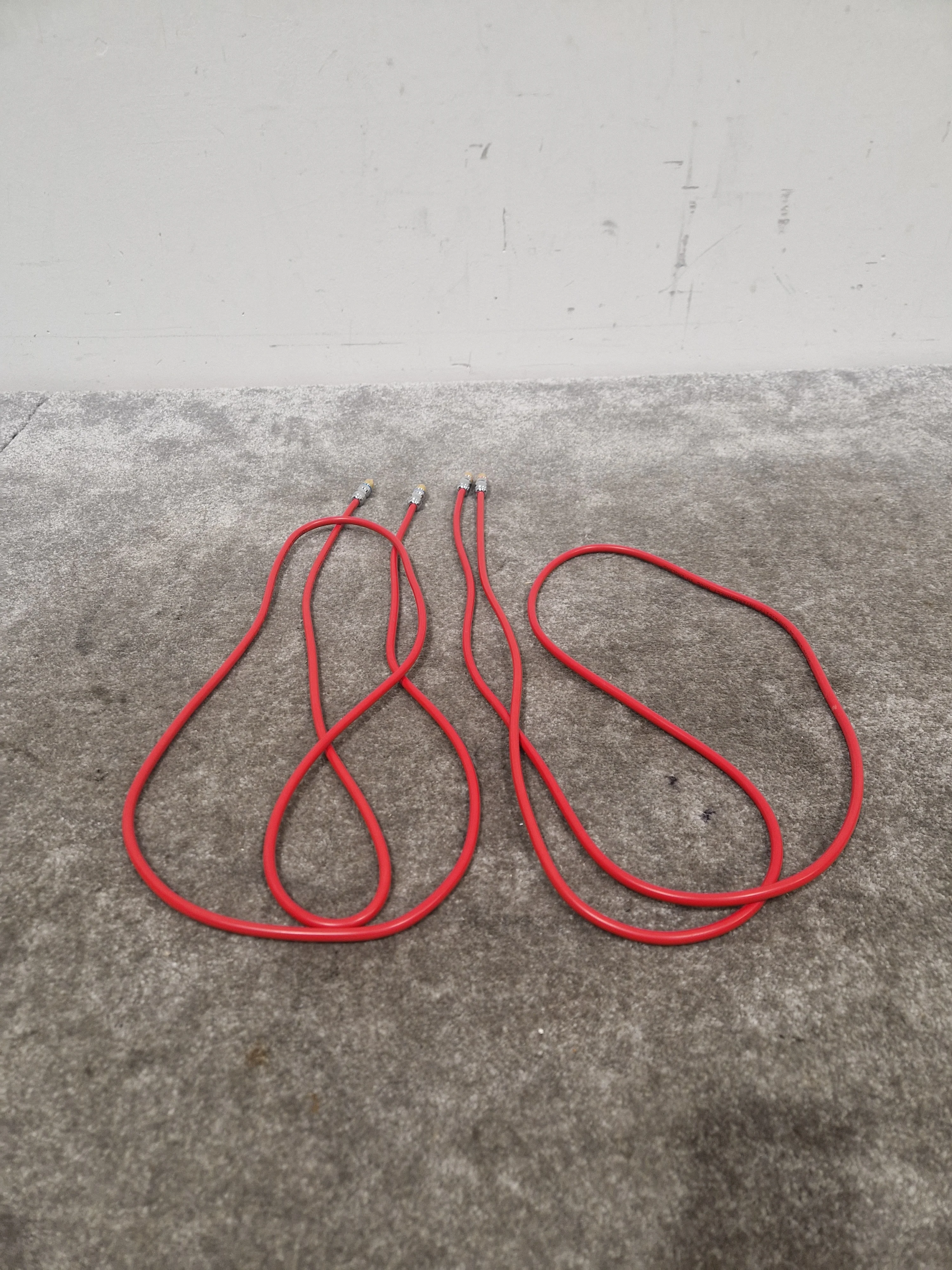 2x RCA Phono Cables - High Qaulity Red - Excellent - Image 3