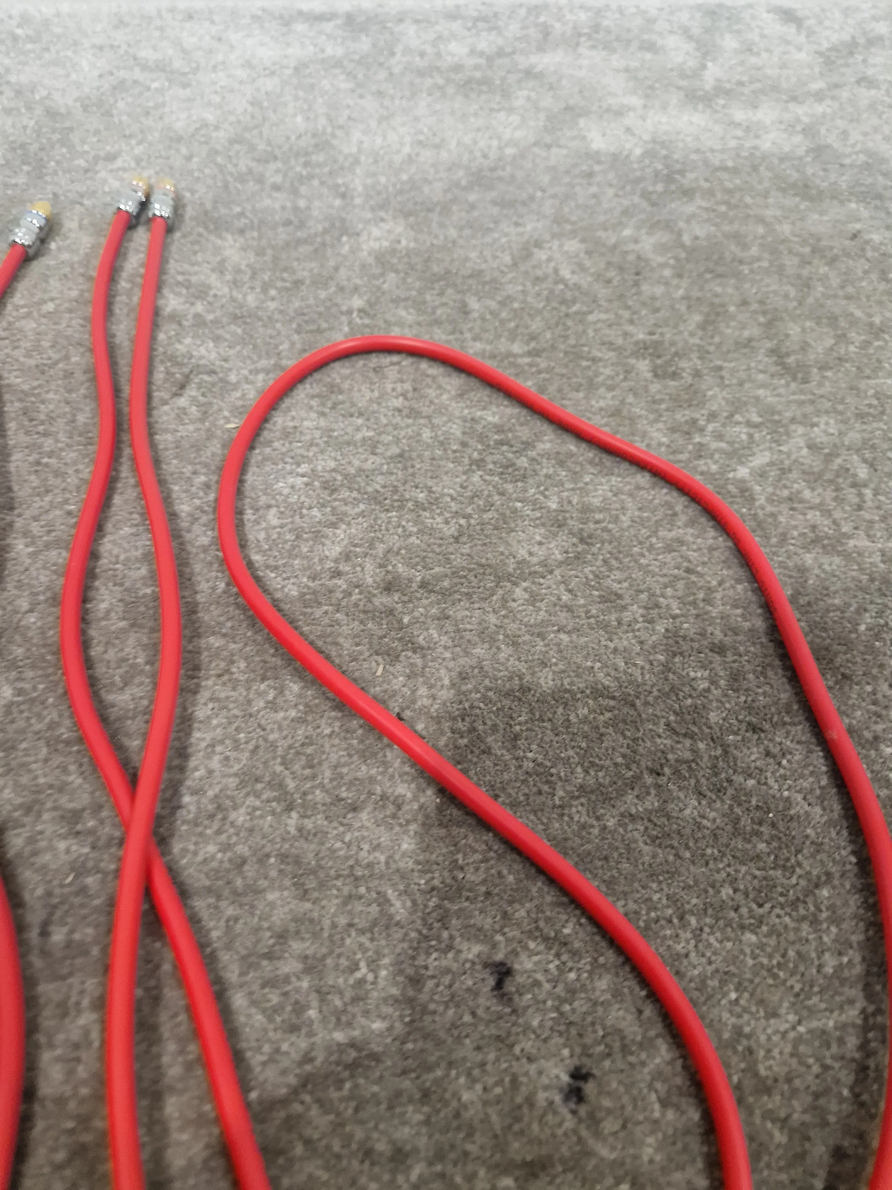 2x RCA Phono Cables - High Qaulity Red - Excellent - Image 5
