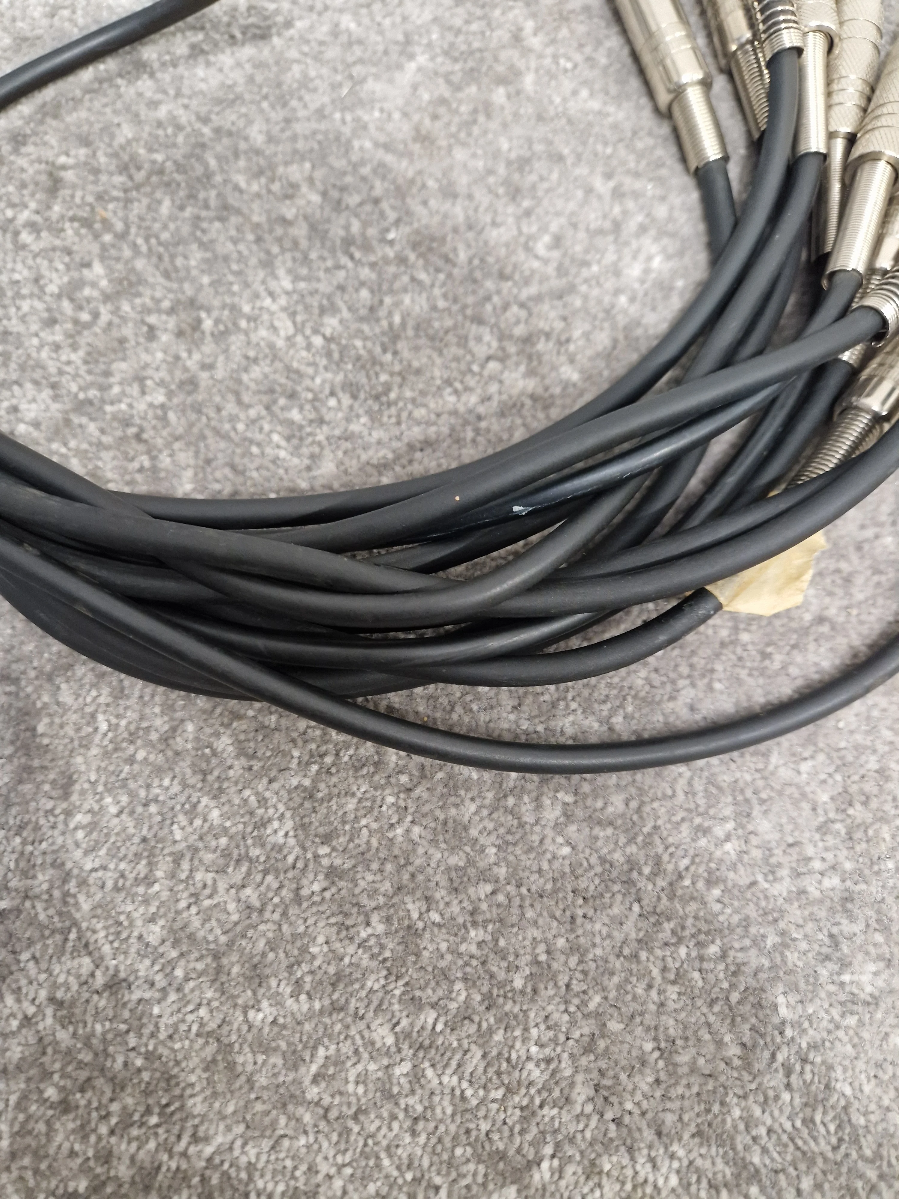 6 Unbranded 3FT Guitar/Speaker Leads - Durable Audio Connection - Excellent - Image 2