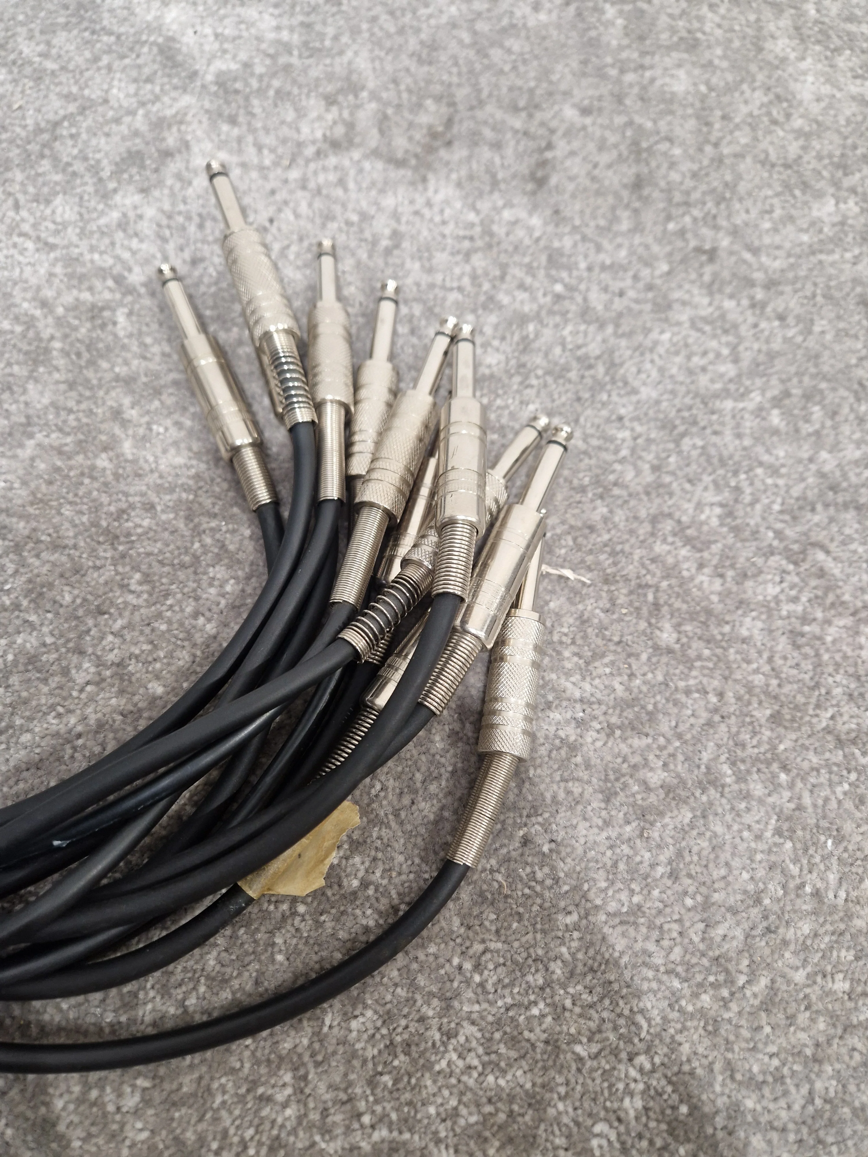 6 Unbranded 3FT Guitar/Speaker Leads - Durable Audio Connection - Excellent - Image 6