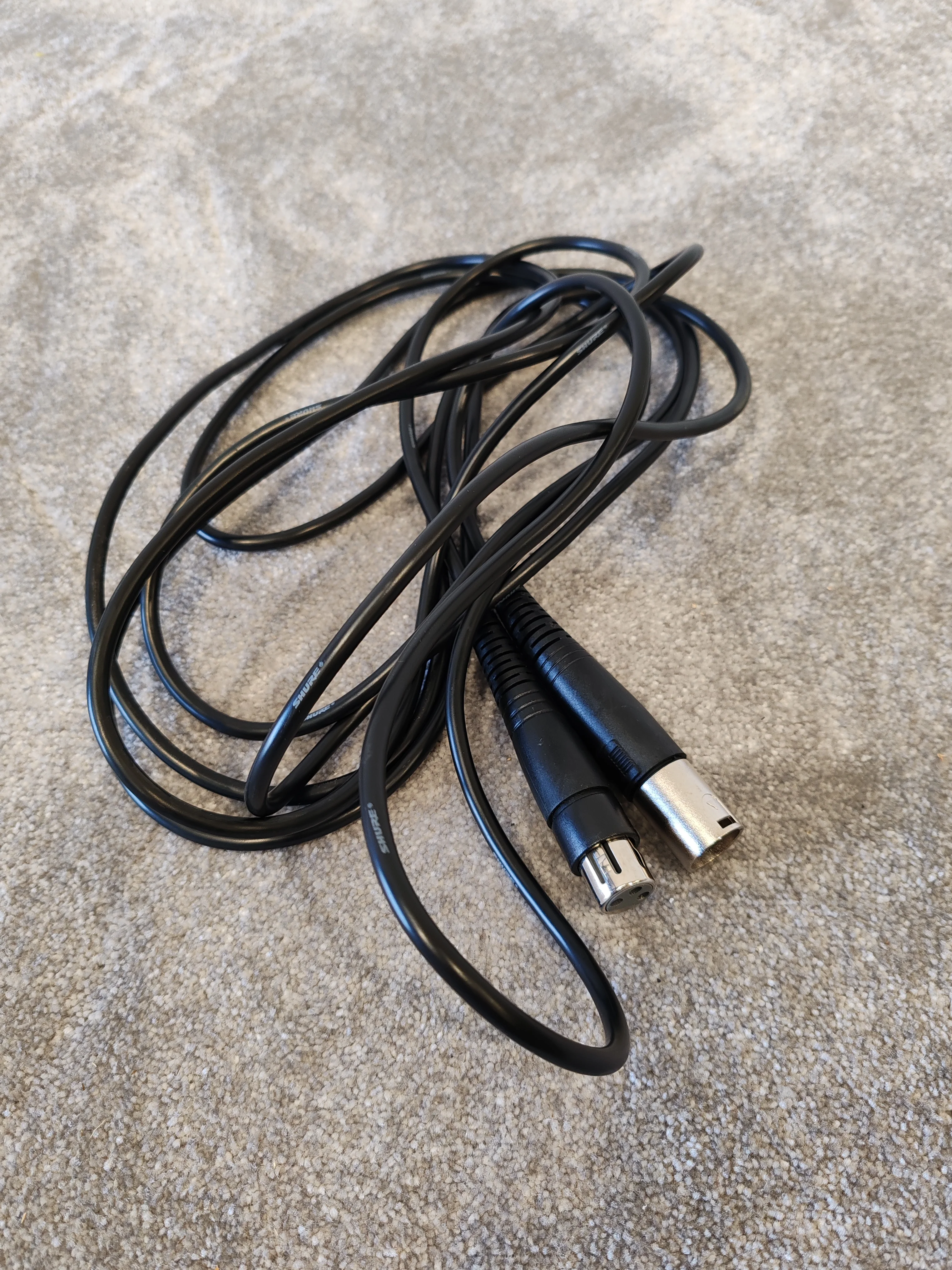 5m Shure XLR Microphone Cable Male to Female - Image 2
