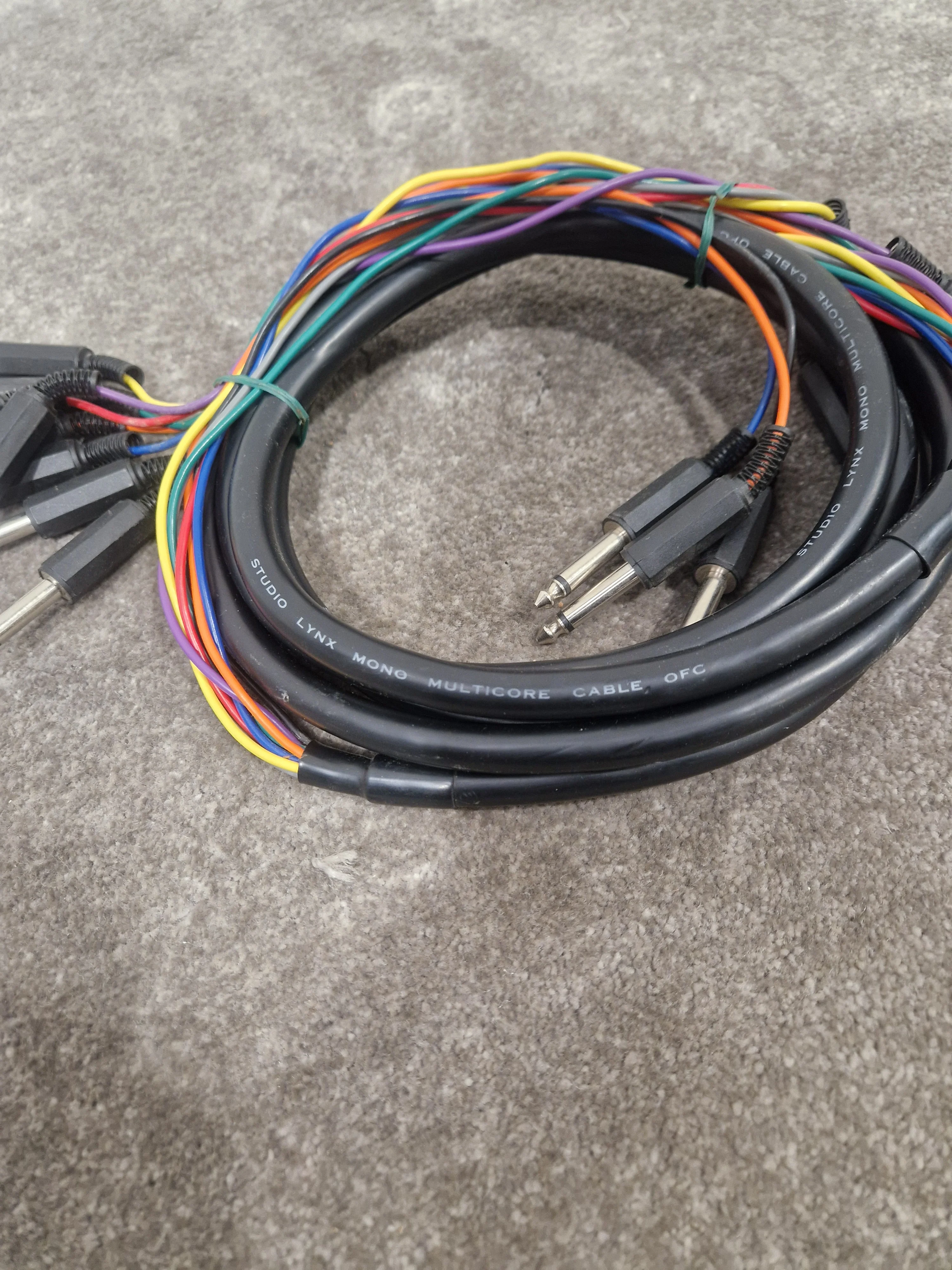 8 Channel Studio Lynx Mono Multicore Cable OFC - Oxygen-Free Copper - Excellent - Image 3