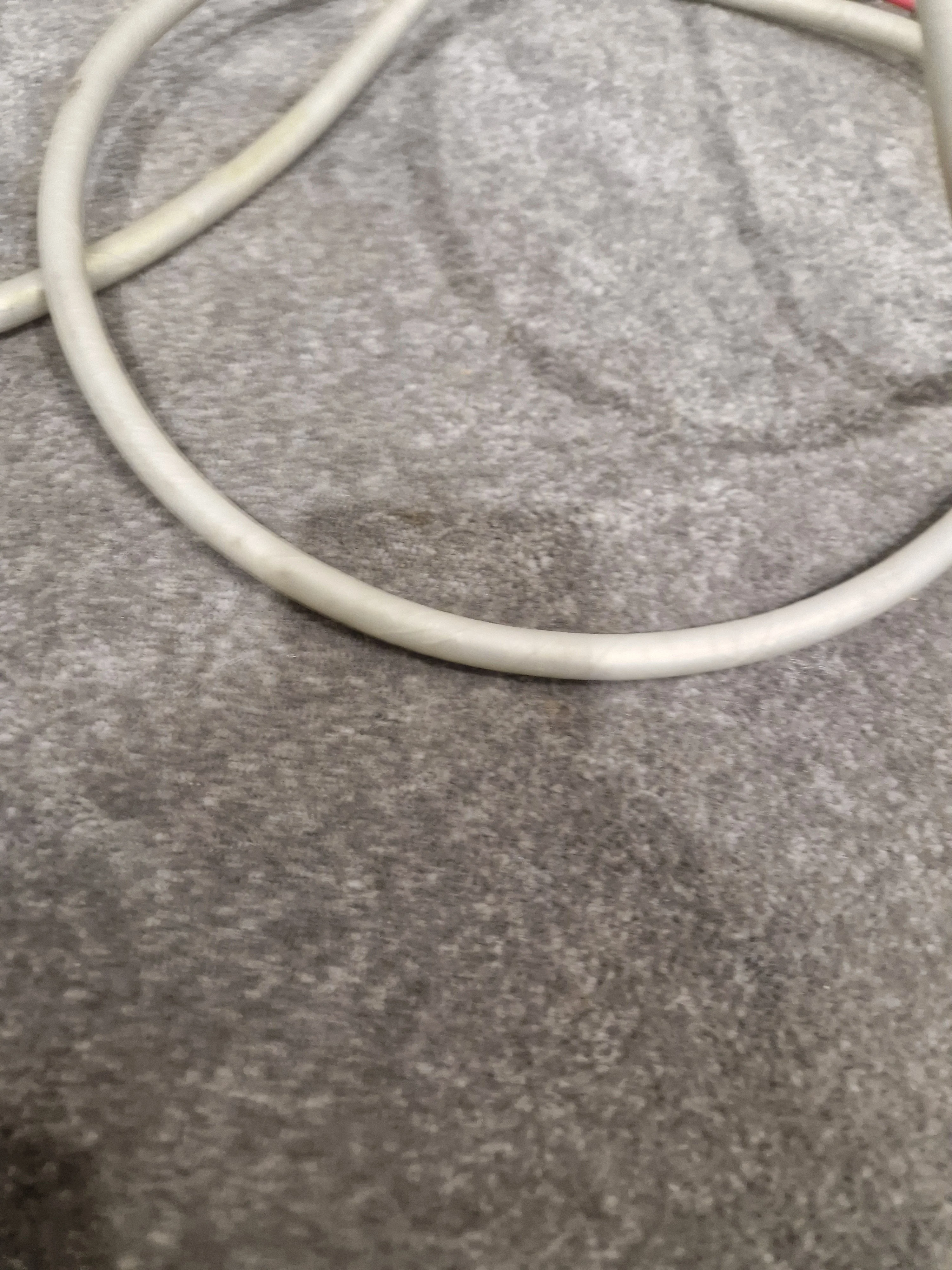 8ft White Banana Phono Lead Pair - High Quality Cables - Very Good - Image 14