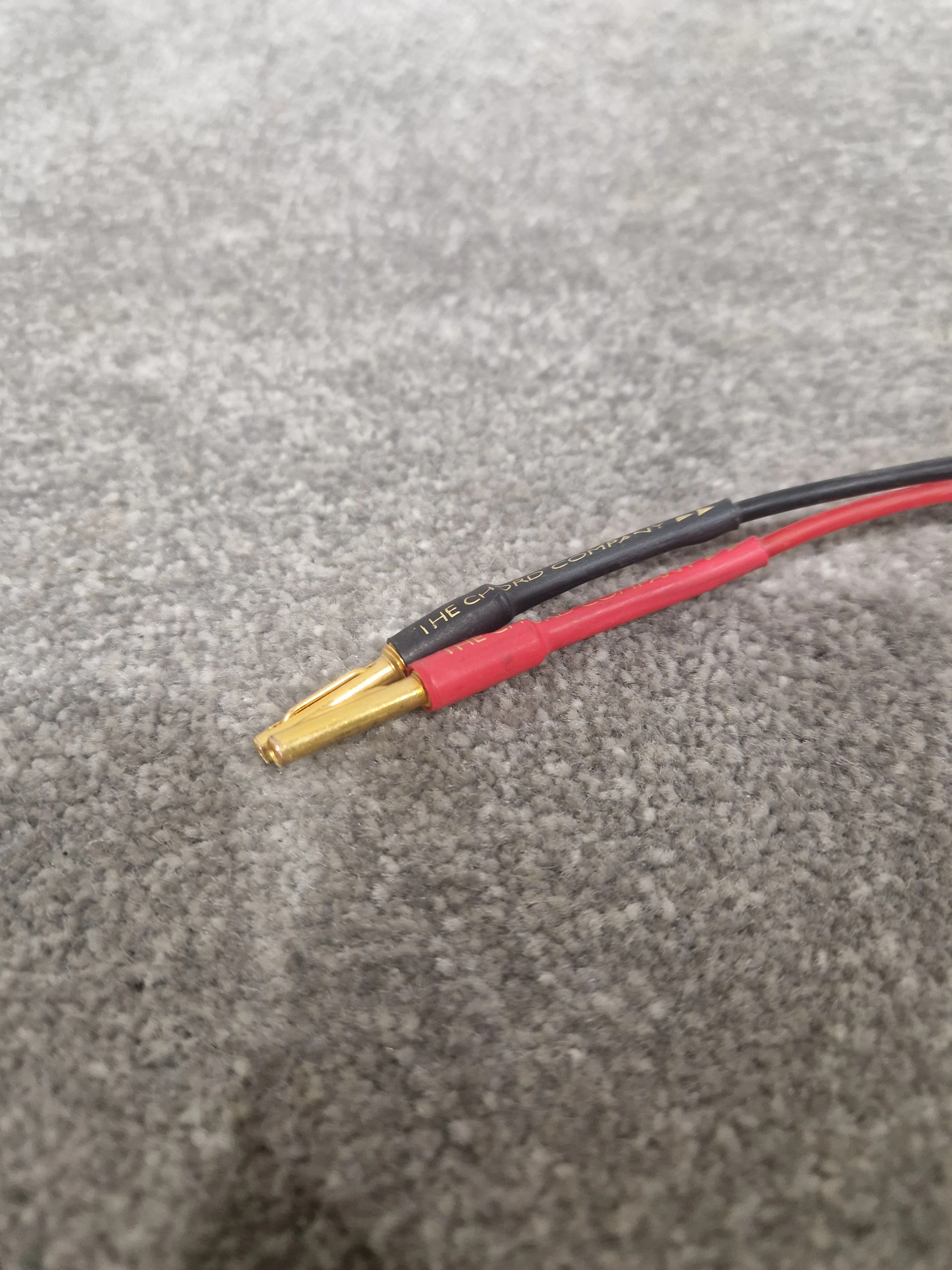 8ft White Banana Phono Lead Pair - High Quality Cables - Very Good - Image 6
