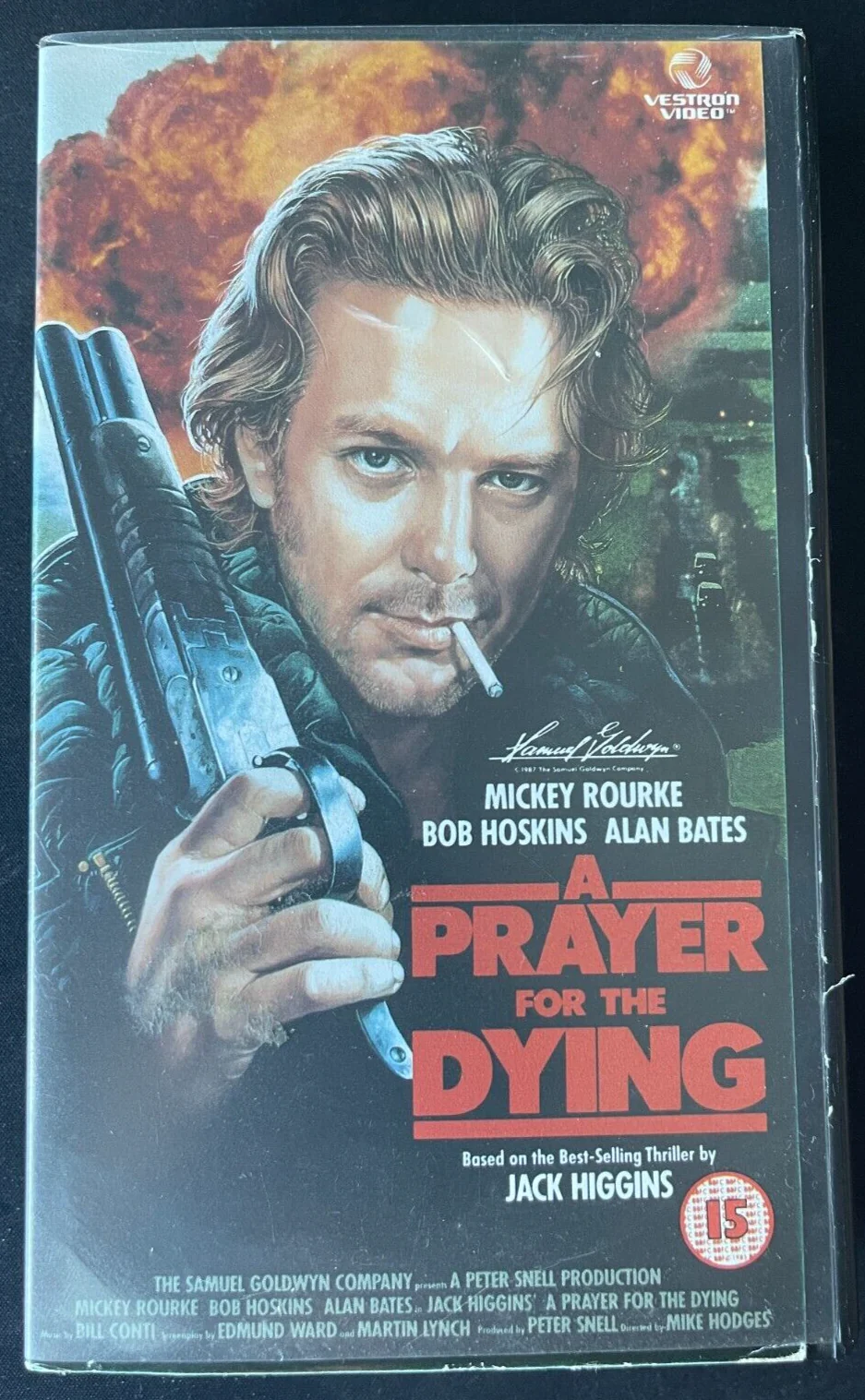 A Prayer For The Dying - VHS Video Tape - PAL - Mickey Rourke (Big Box)