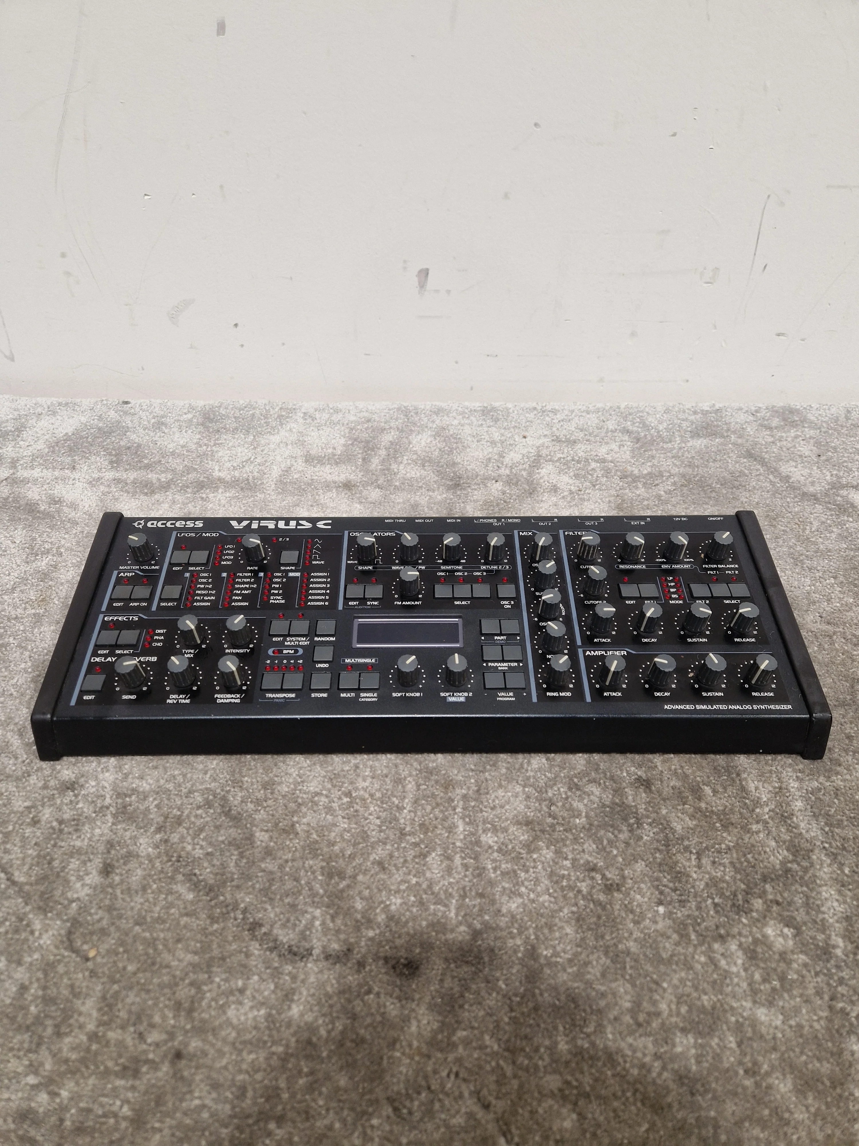 Access Virus C - Desktop Synthesizer Module - Dark/Black - Excellent w/ Power Supply - Image 6