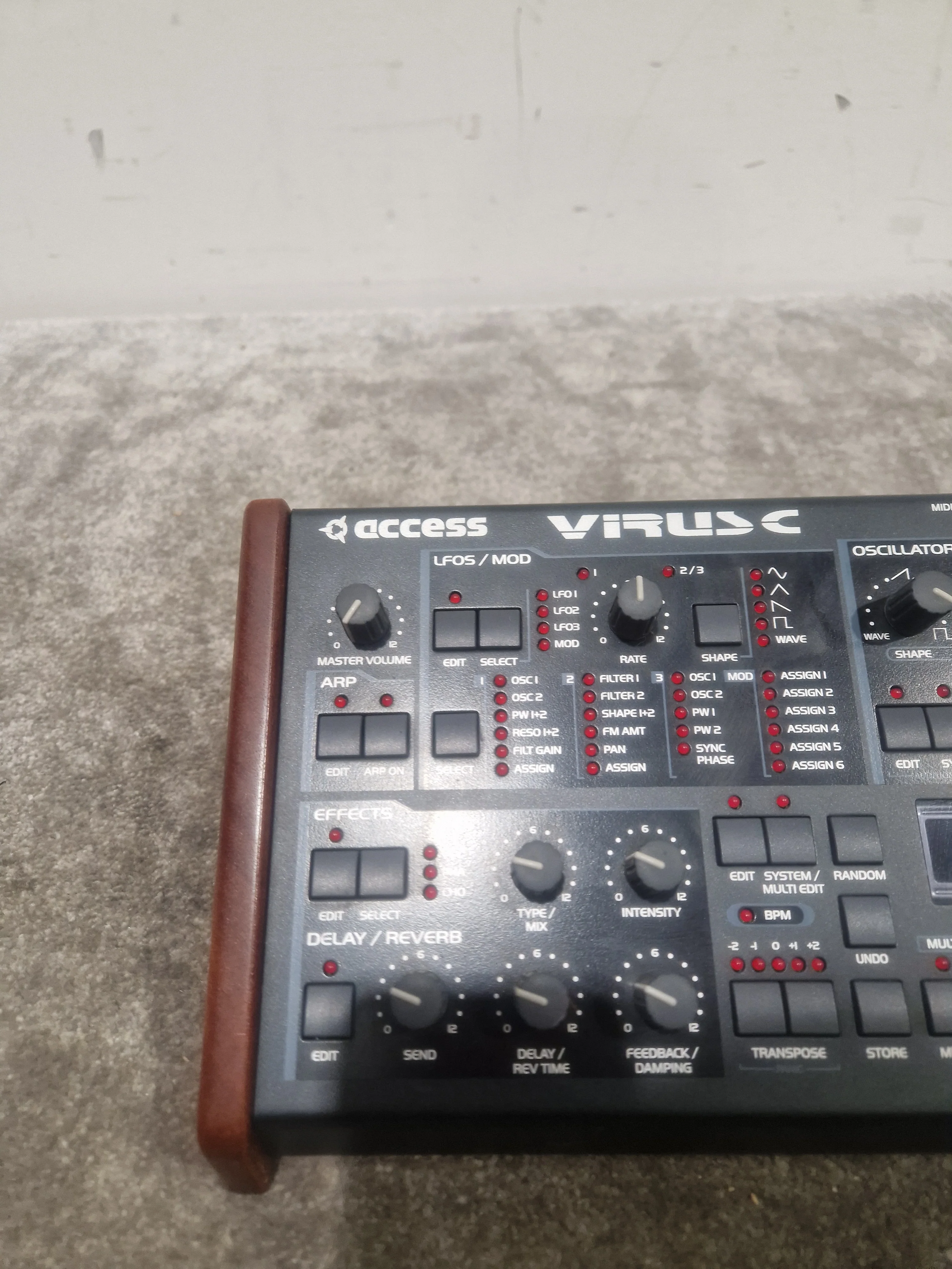 Access Virus C - Desktop Synthesizer Module - Gold/Black - Good - Image 10