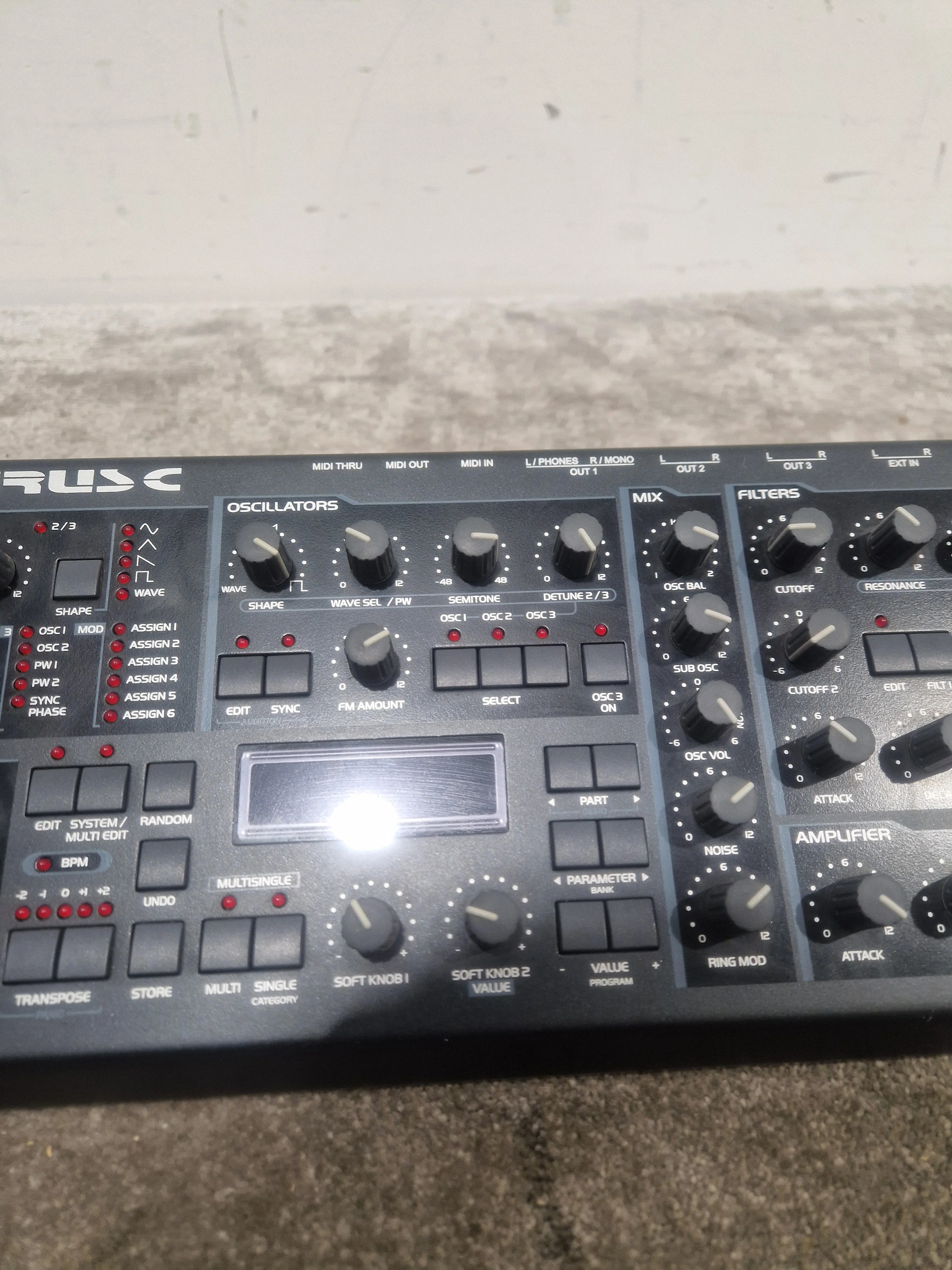 Access Virus C - Desktop Synthesizer Module - Gold/Black - Good - Image 11