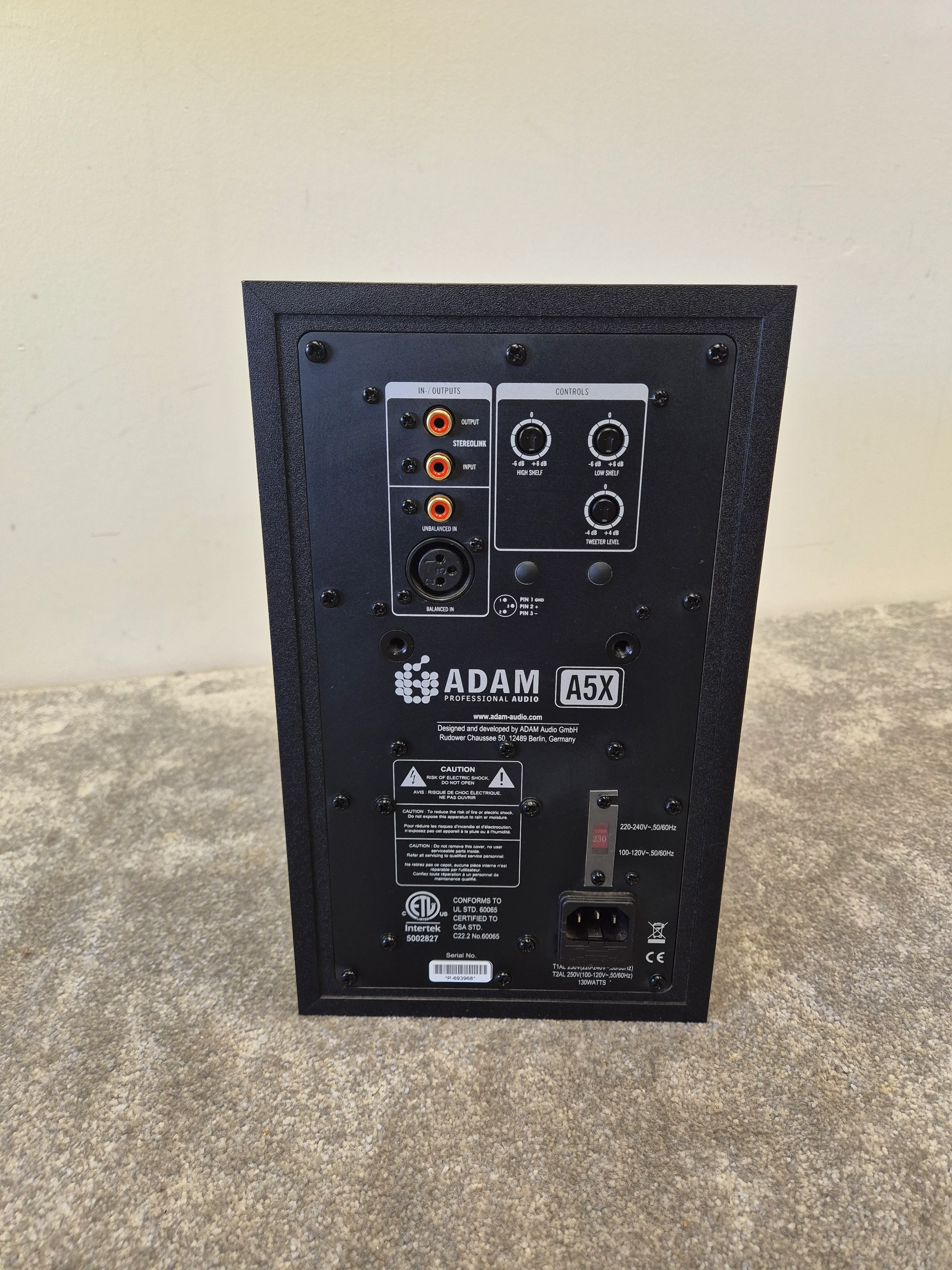 ADAM A5X Studio Monitor (Single) - Excellent w/ Original Box - Image 4