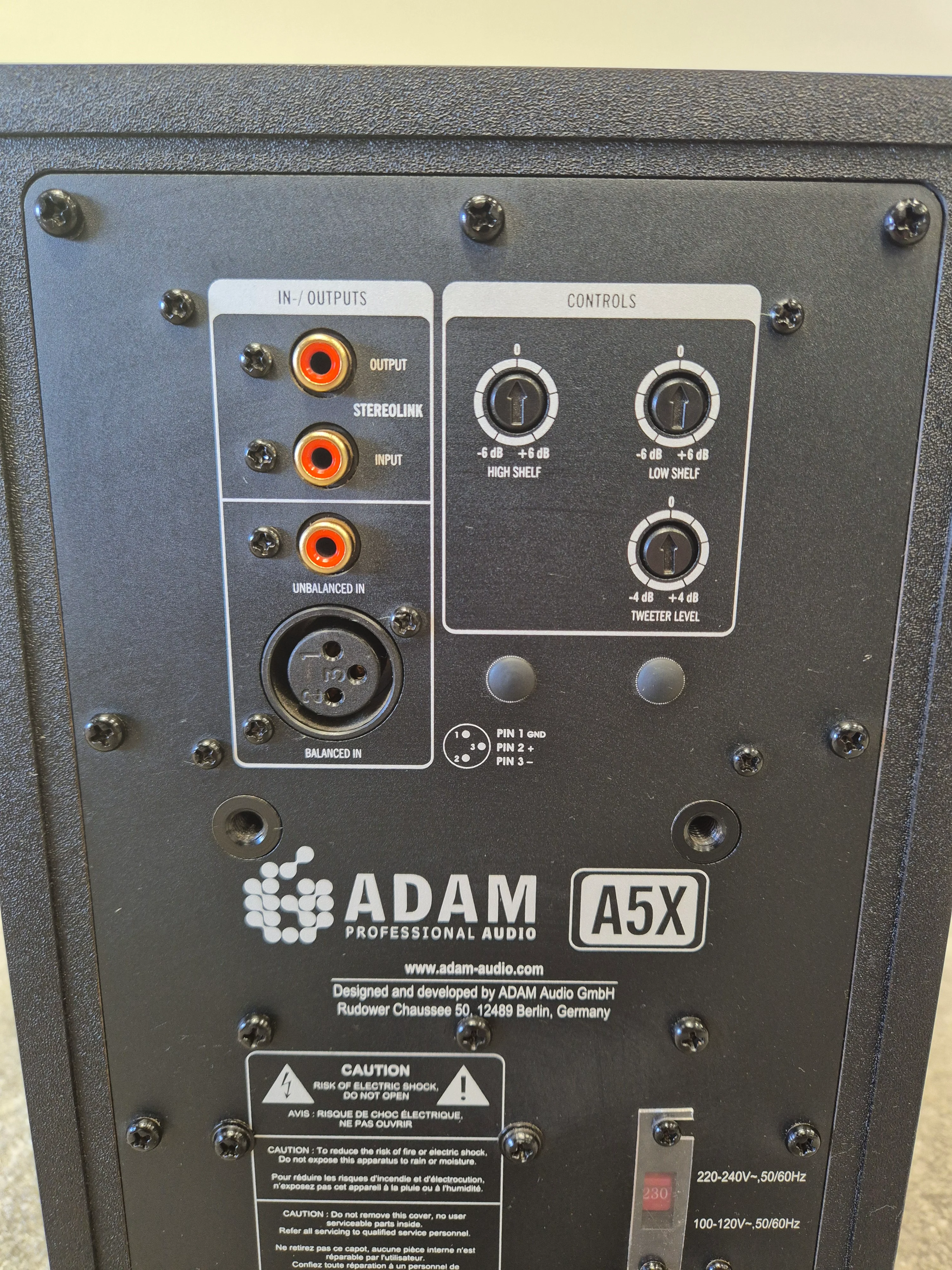 ADAM A5X Studio Monitor (Single) - Excellent w/ Original Box - Image 7