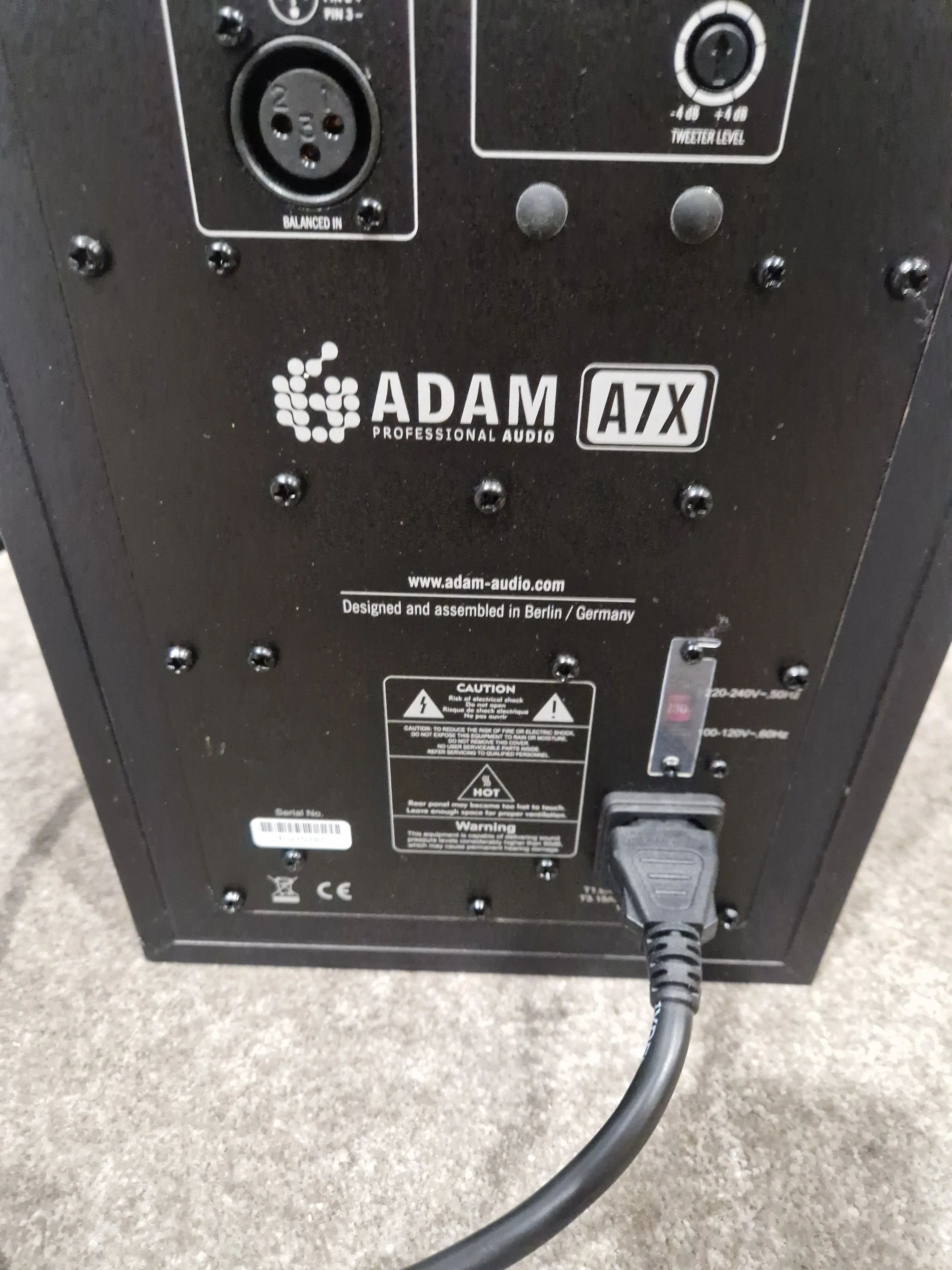 Adam A7X Active Nearfield Monitor - Precision Sound - Excellent w/ Original Box & Power Supply - Image 11