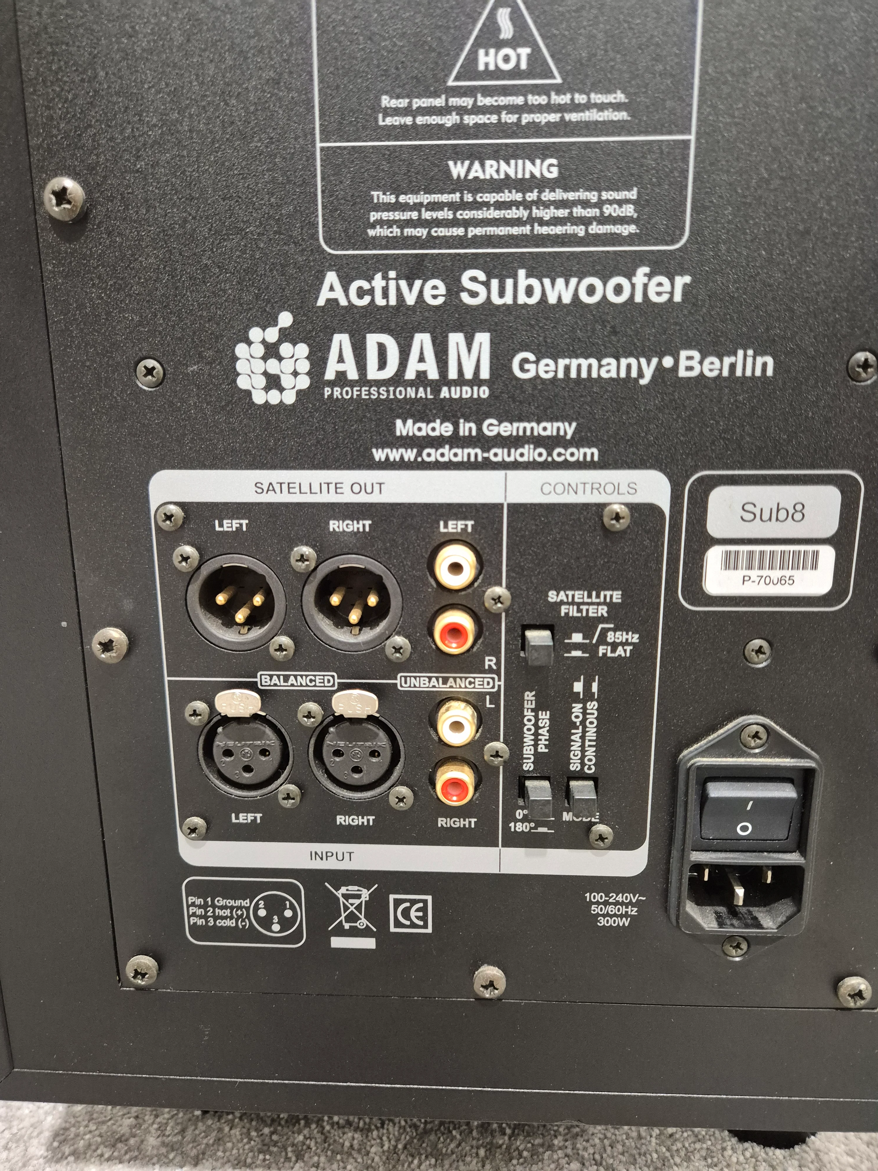 ADAM Audio Sub8 - Compact Subwoofer - Image 5