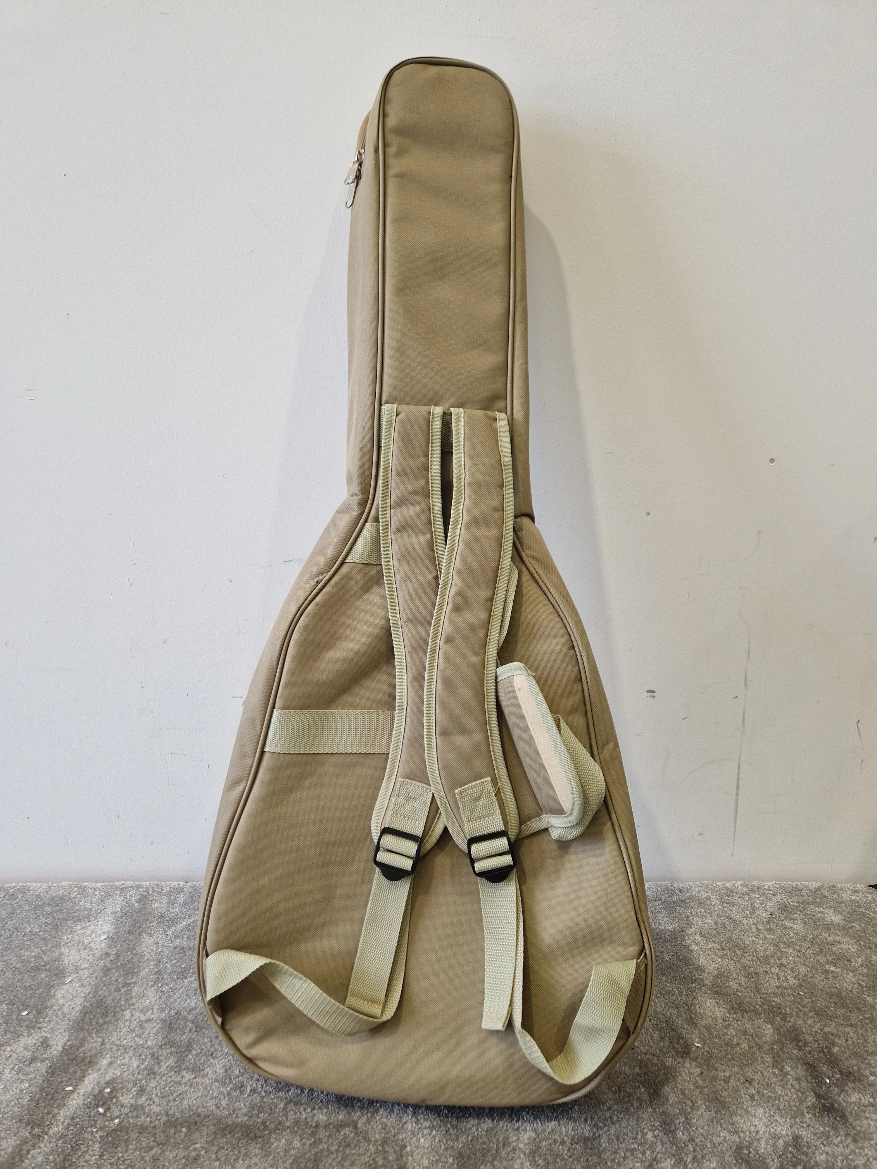 Adam Black 3/4 Length Acoustic Guitar Case - Durable Protection, Custom Fit - Excellent - Image 2