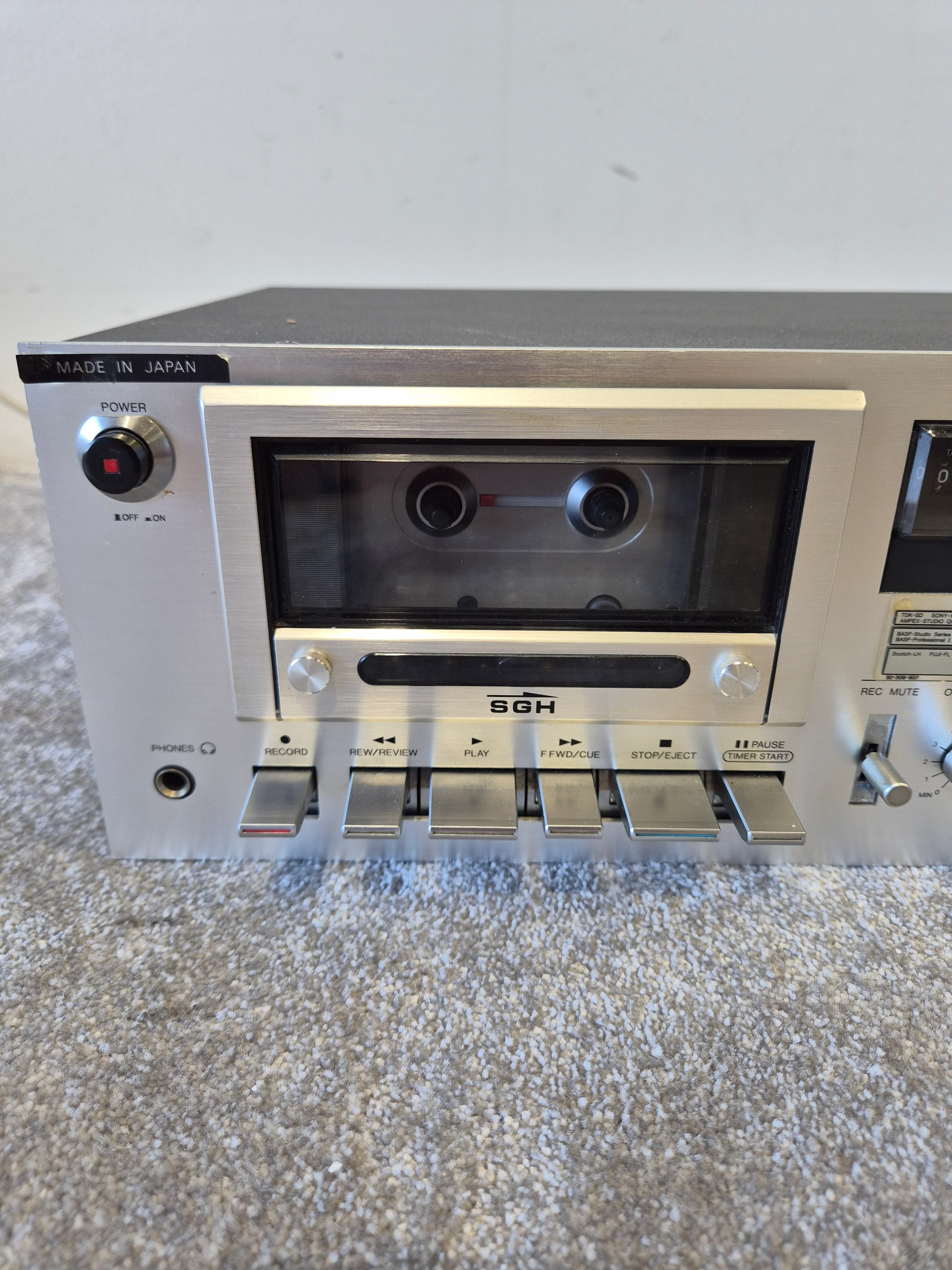 Aiwa AD-L40 - Stereo Cassette Deck (Spares or Repairs) - Image 2
