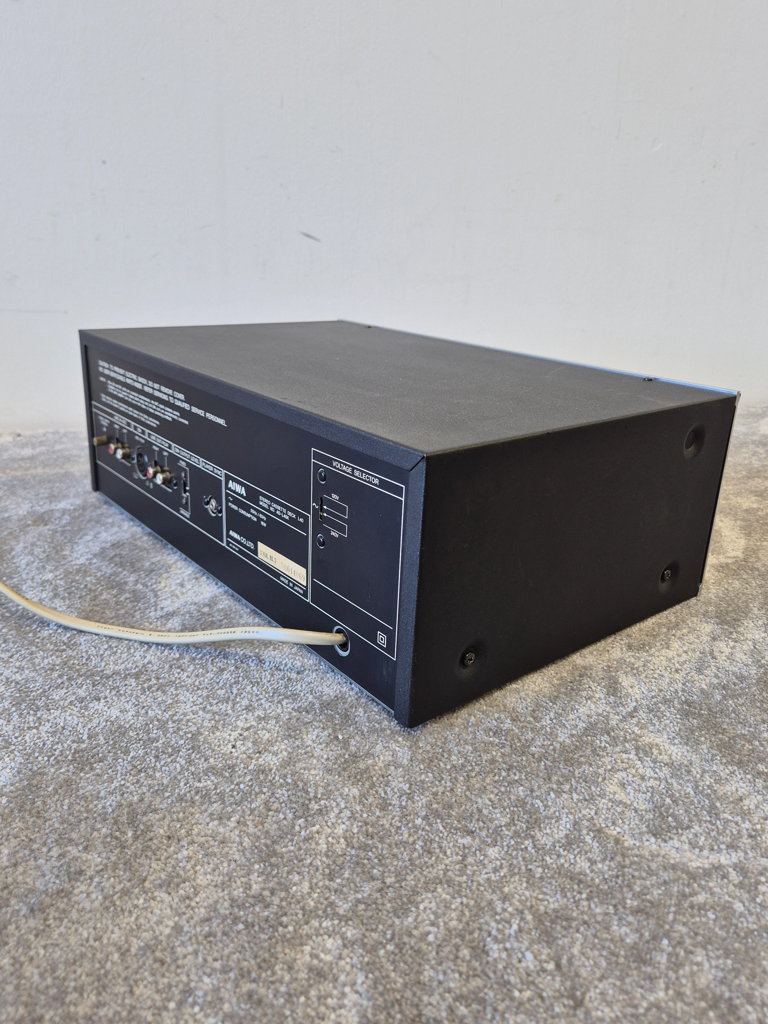 Aiwa AD-L40 - Stereo Cassette Deck (Spares or Repairs) - Image 6