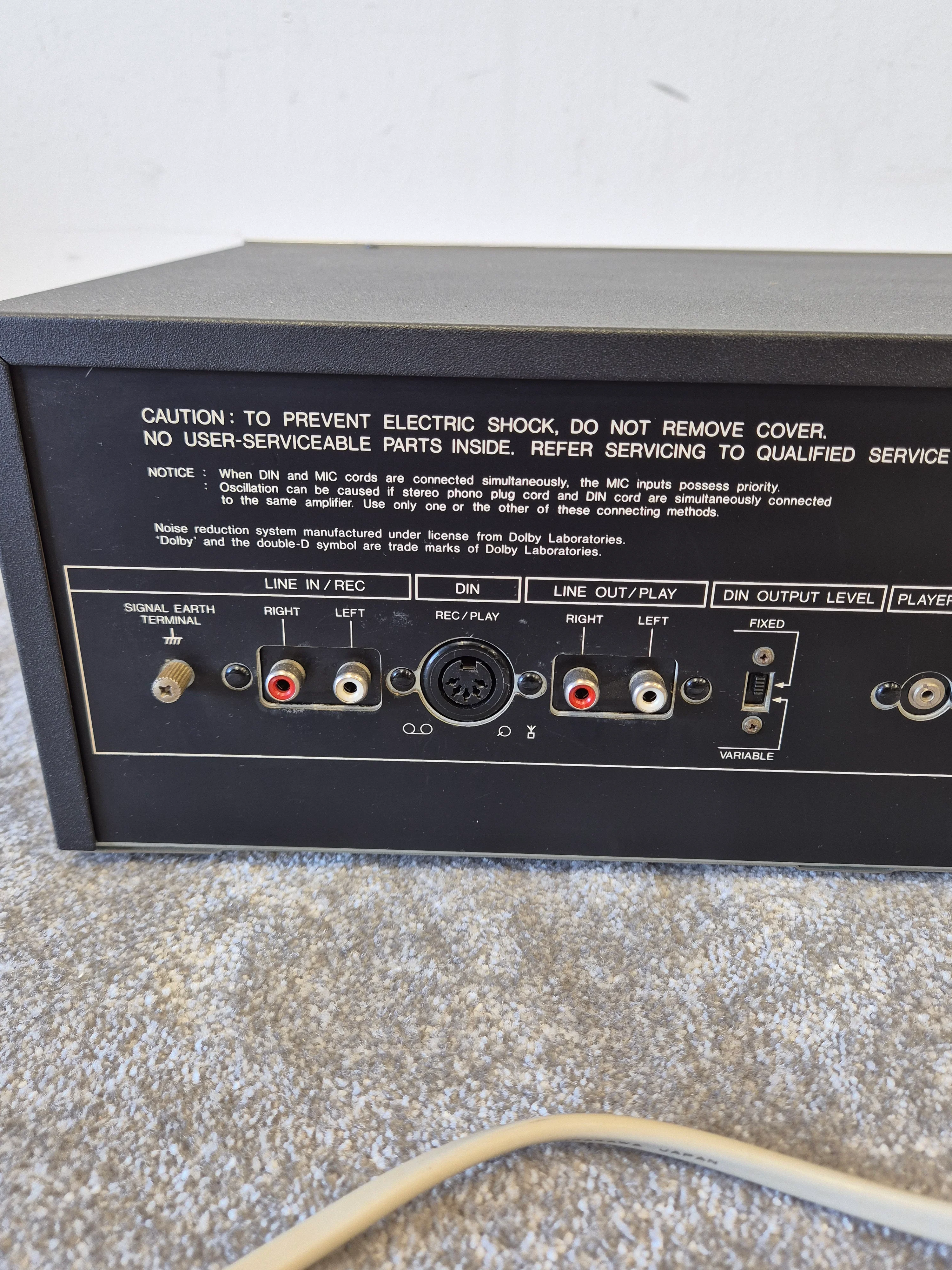 Aiwa AD-L40 - Stereo Cassette Deck (Spares or Repairs) - Image 8