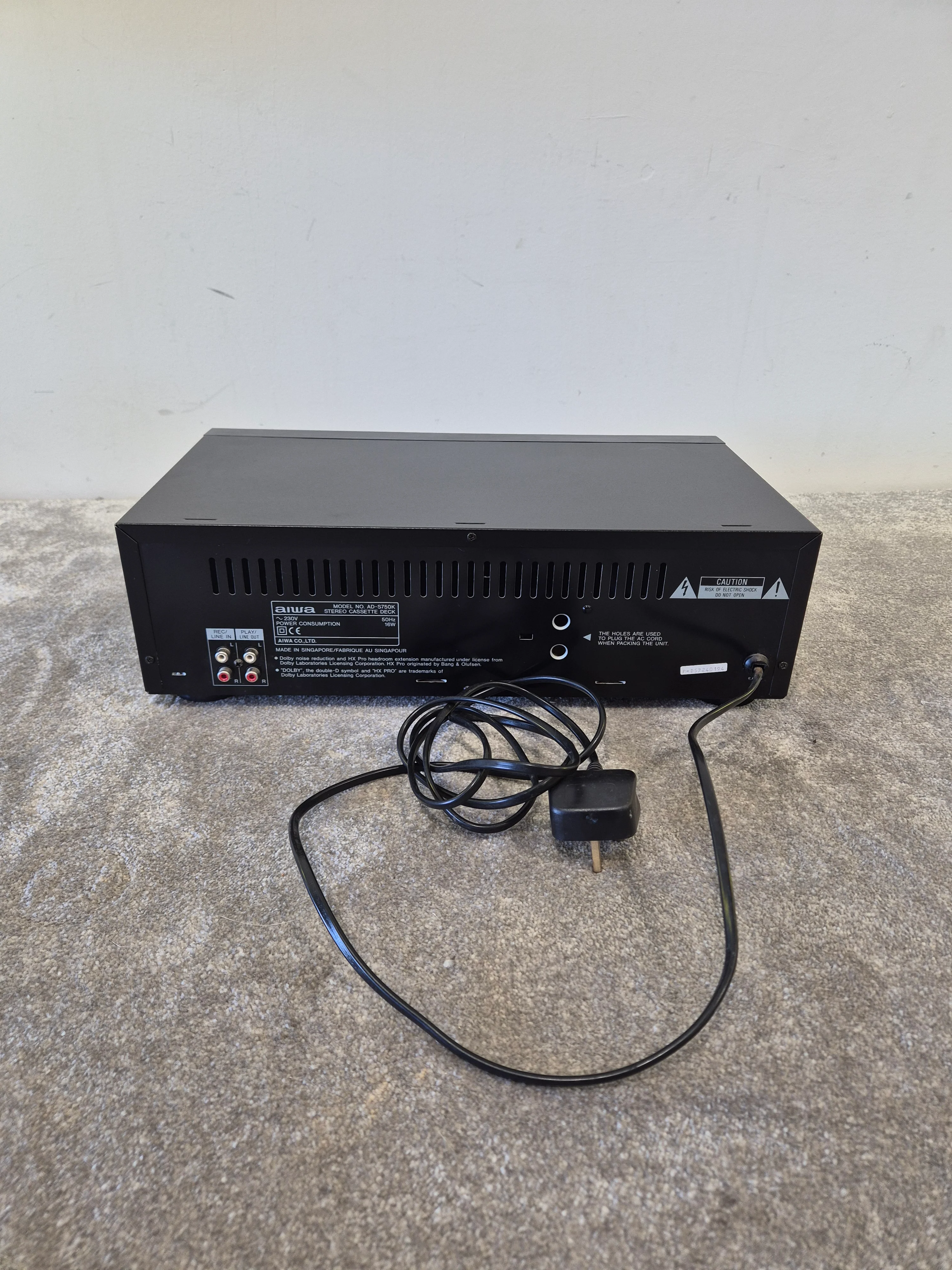 Aiwa AD-S750 - Stereo Cassette Deck (Spares or Repairs) - Image 7