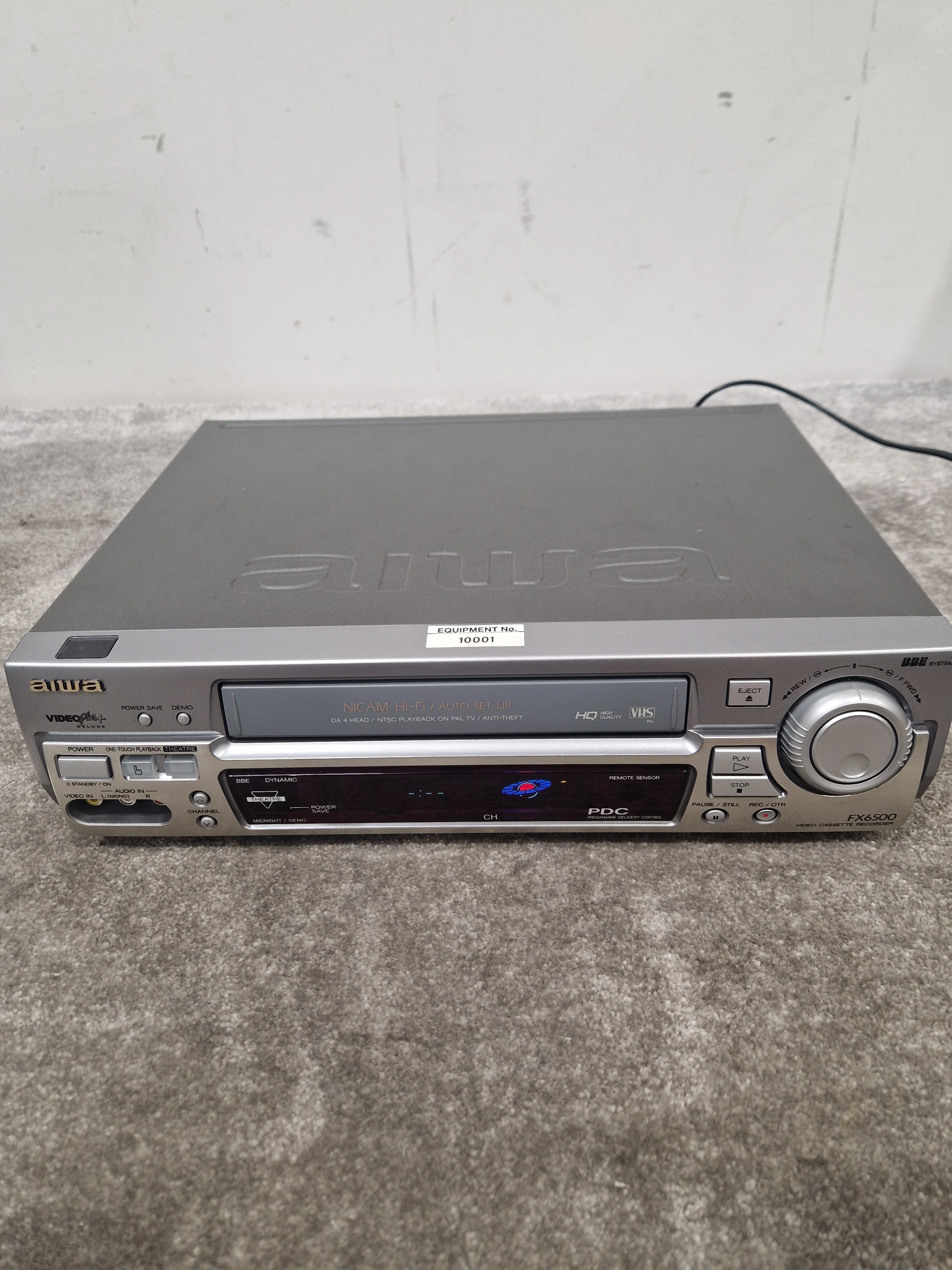 AIWA. VHS Player FX6500 - VHS Playback, Rackmount Design - Very Good w/ Power Supply & Manuals & Rackmount Case - Image 16