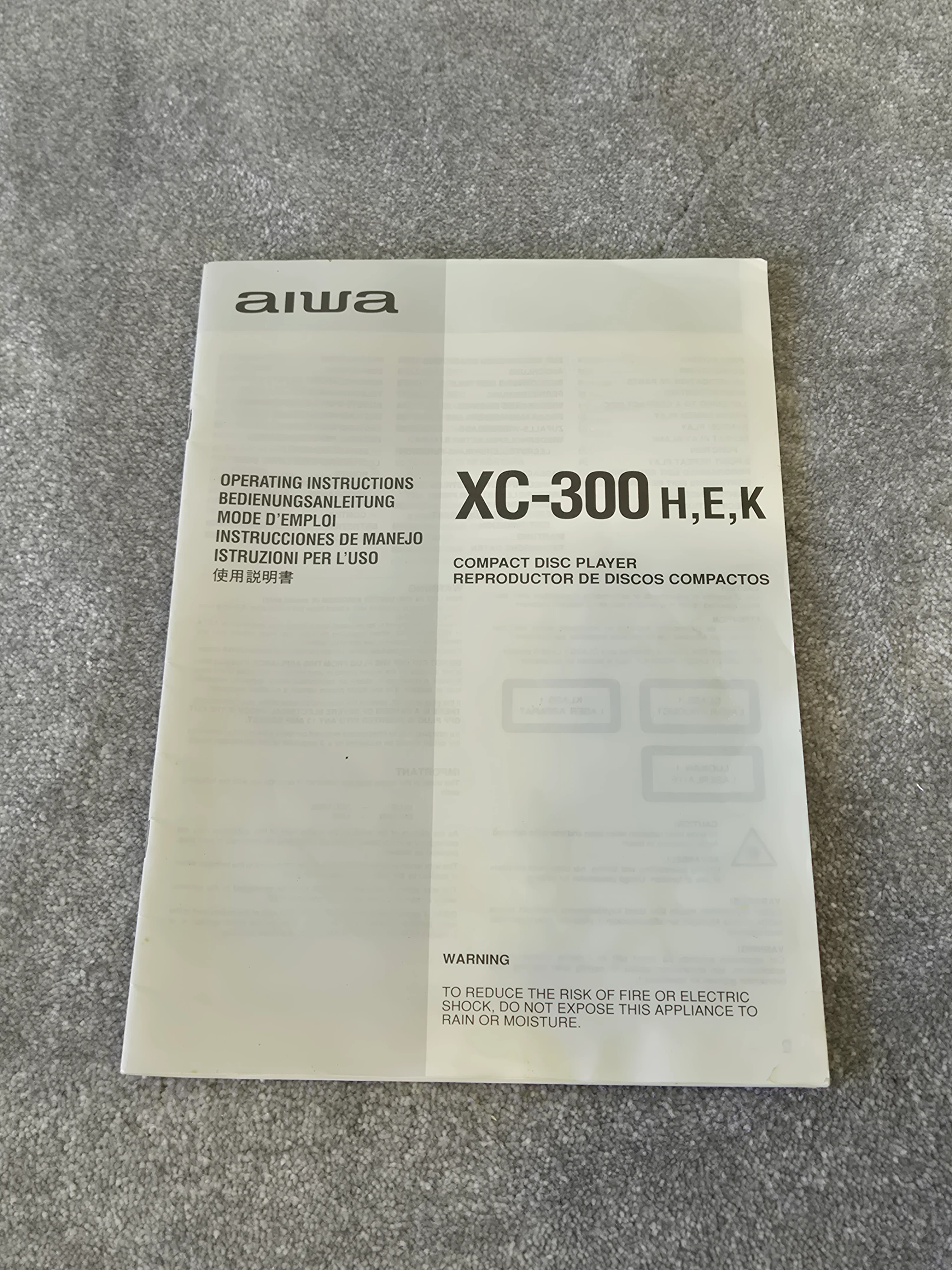 Aiwa XC-300 - Versatile Compact Disc Player - Image 15