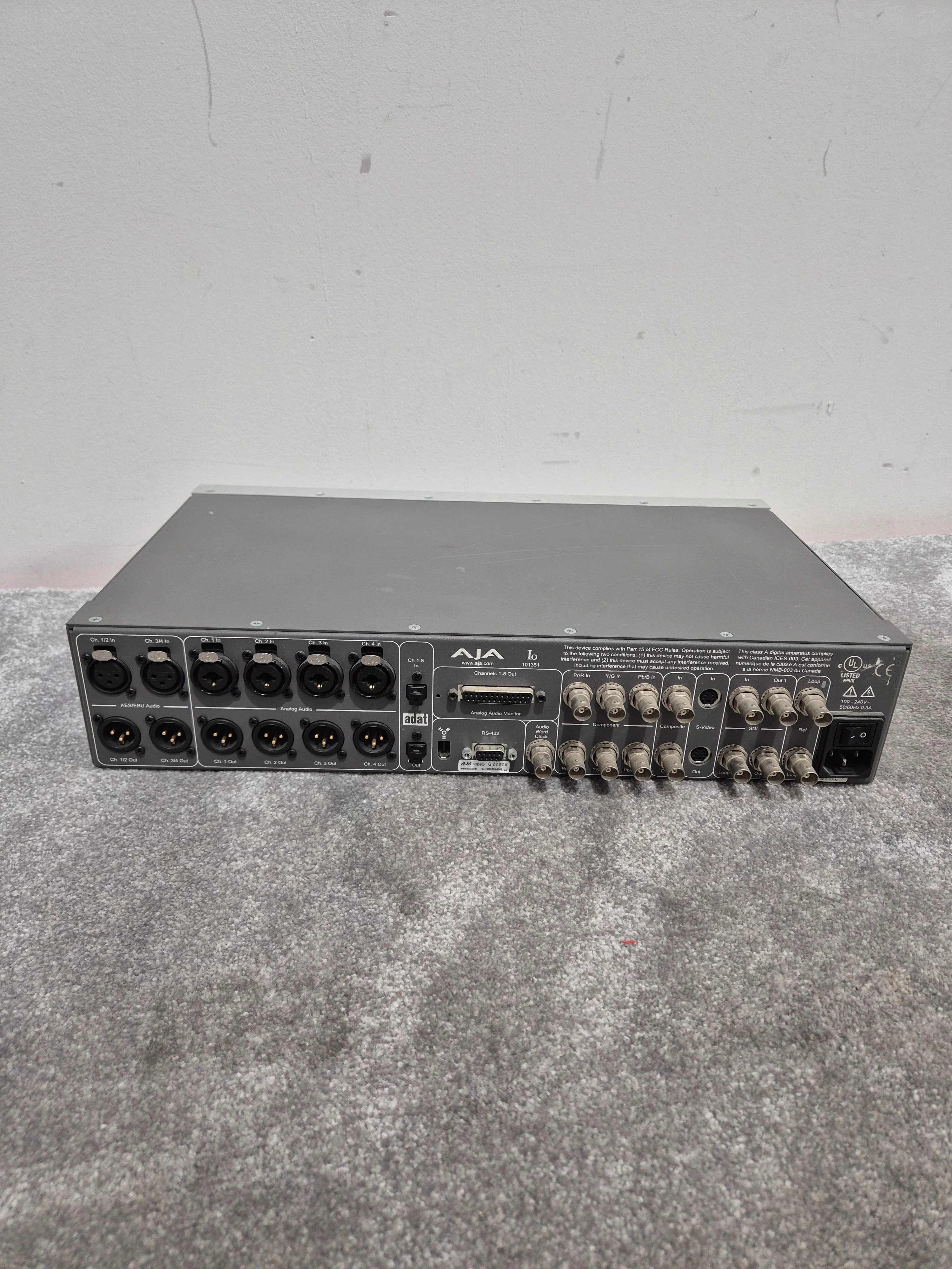 AJA Io - Professional Audio Interface - Excellent w/ Manuals - Image 7