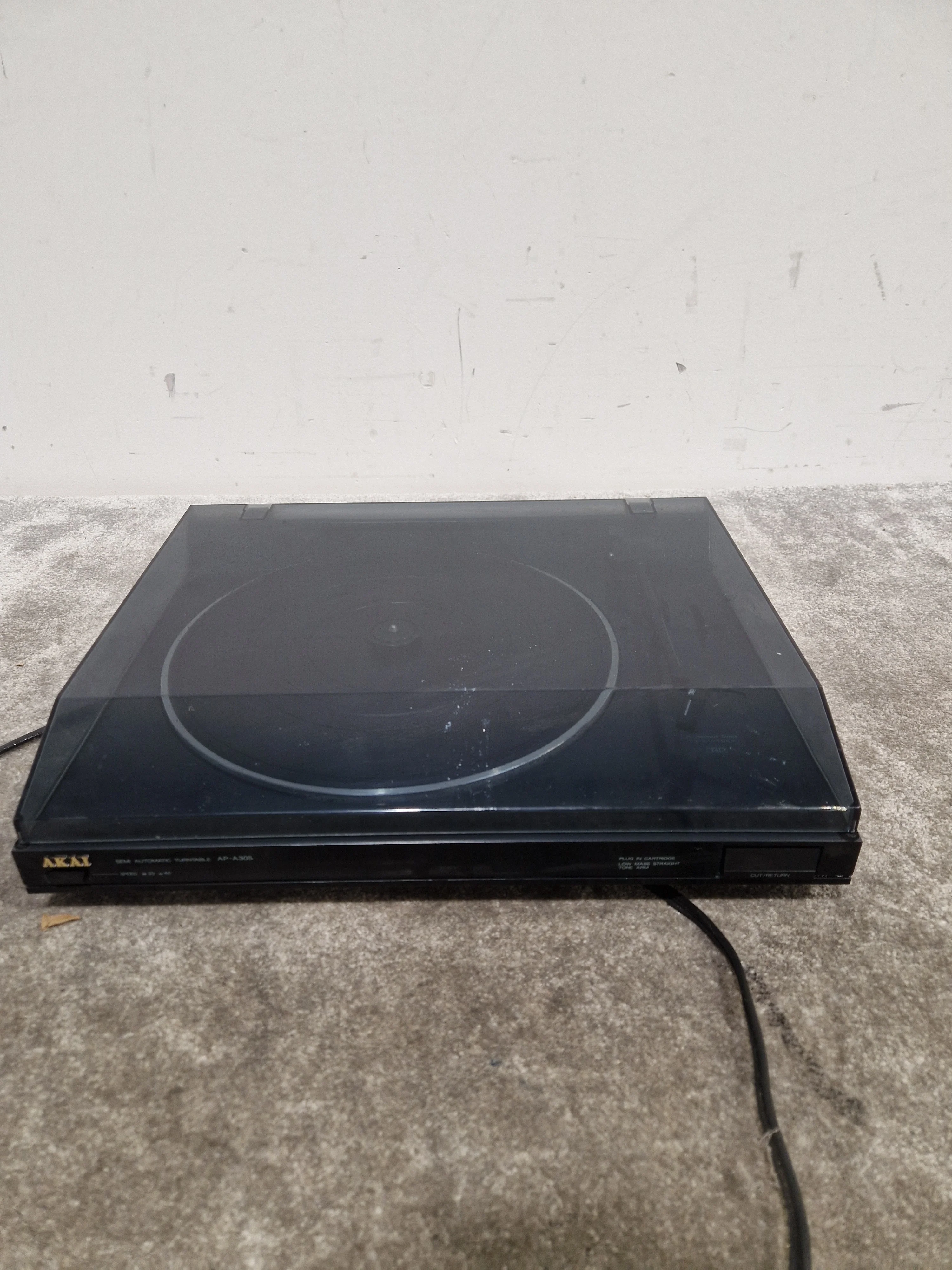 Akai AP-A305 - Semi Automatic Turntable - Black - Good - Image 2