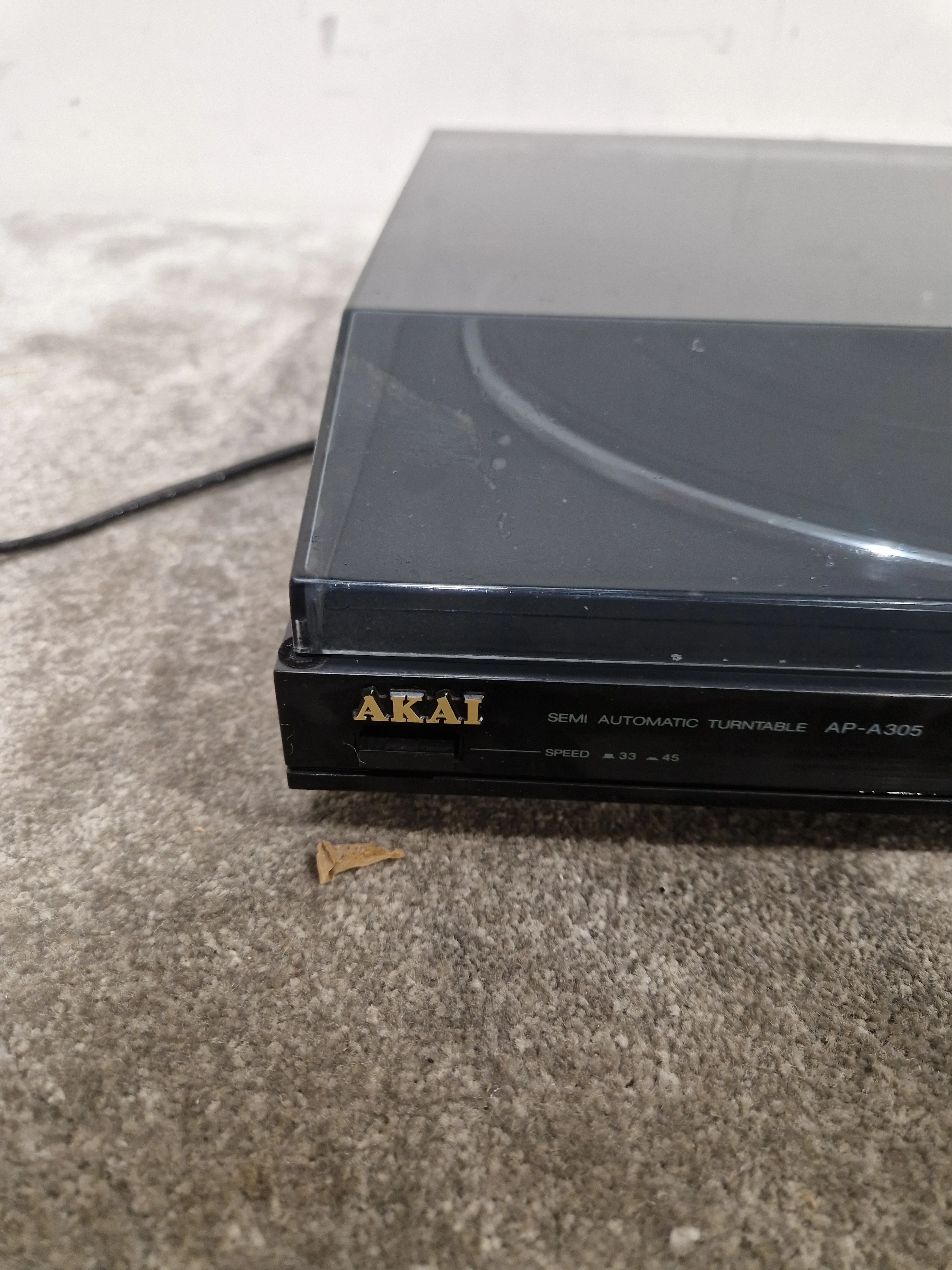 Akai AP-A305 - Semi Automatic Turntable - Black - Good - Image 3