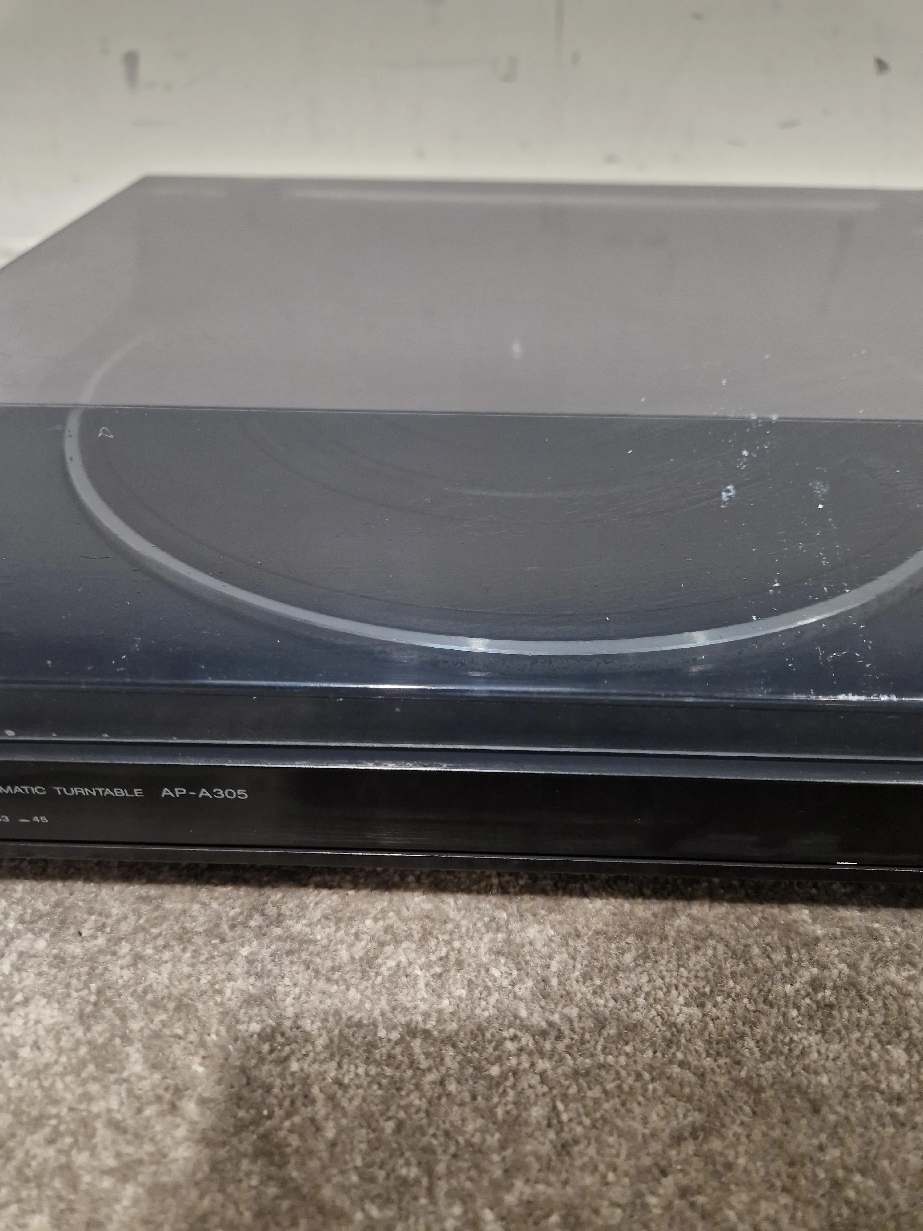 Akai AP-A305 - Semi Automatic Turntable - Black - Good - Image 5