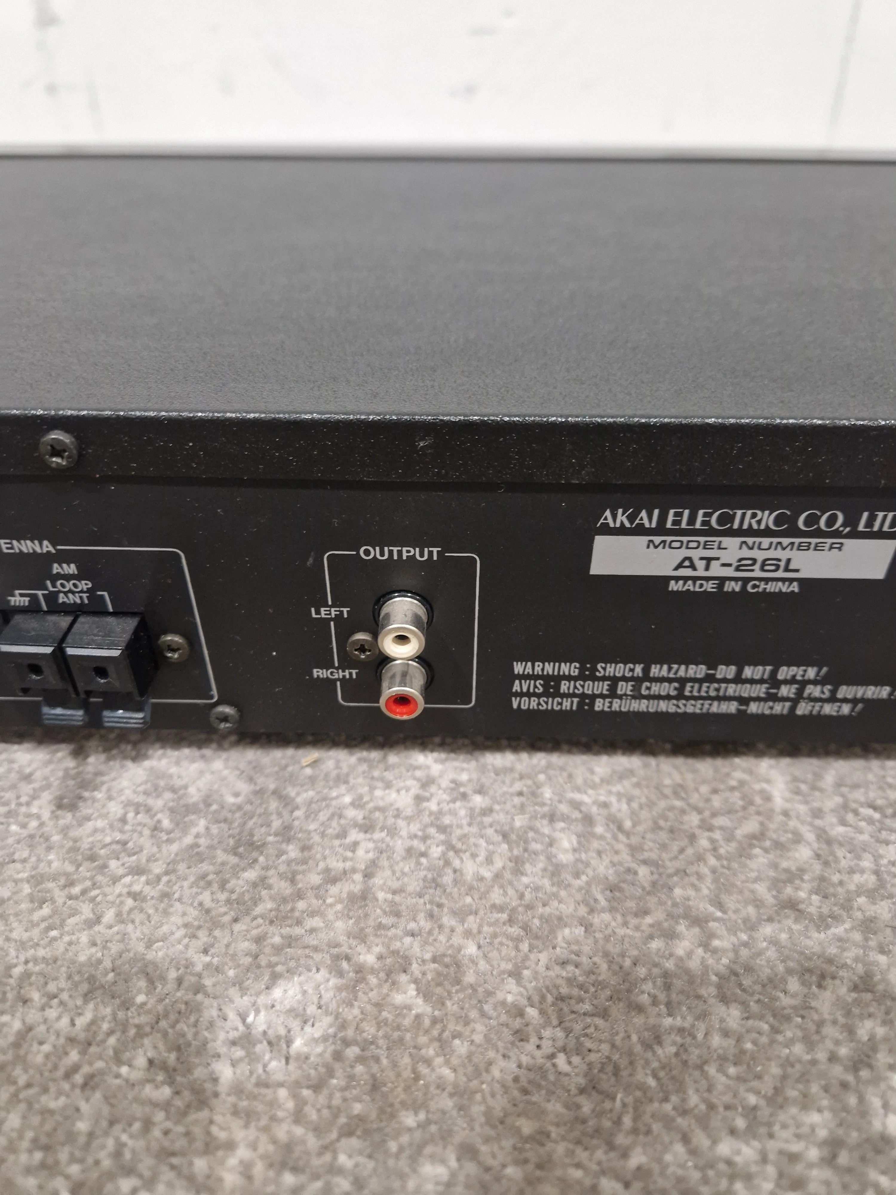 Akai AT-30 - Digital Synthesizer Tuner - Black - Excellent - Image 7