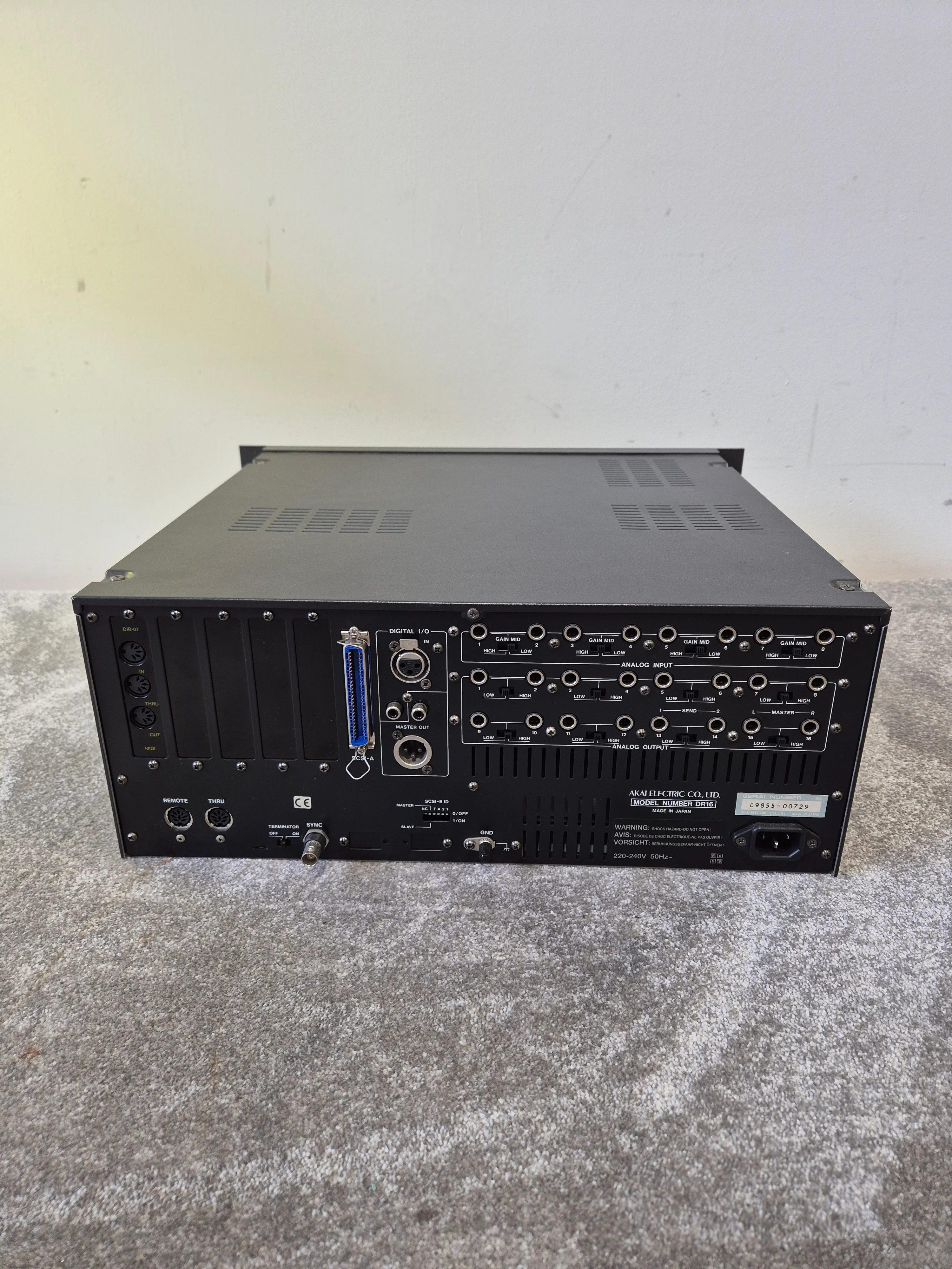 Akai DR16 - 16-Track Digital Recorder - Excellent w/ Original Box - Image 6